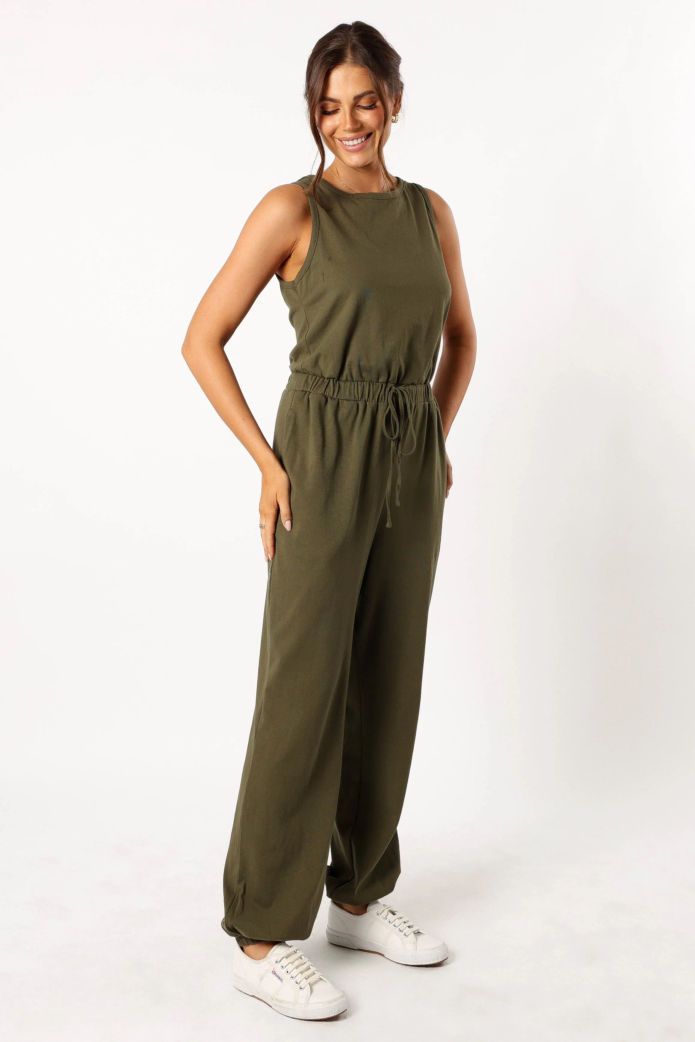 Douglas Jumpsuit - Olive sold by Petal & Pup product image thumbnail 4