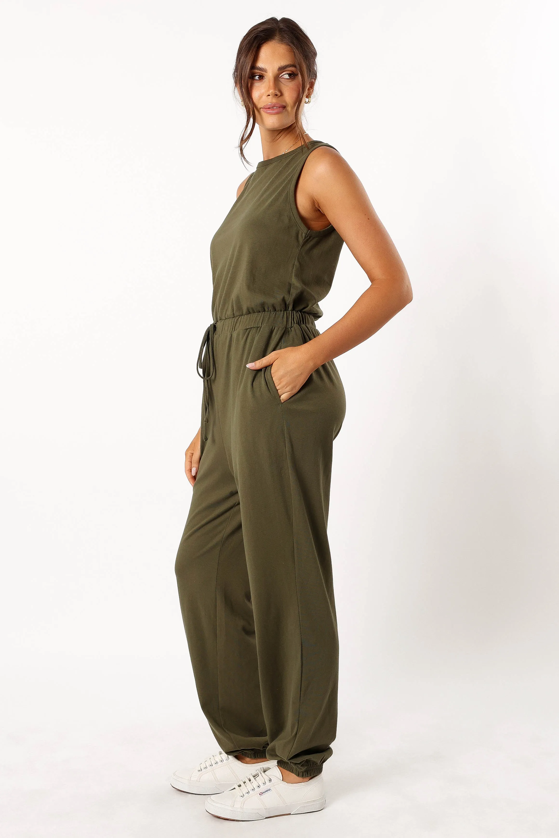 Douglas Jumpsuit - Olive sold by Petal & Pup product image thumbnail 2