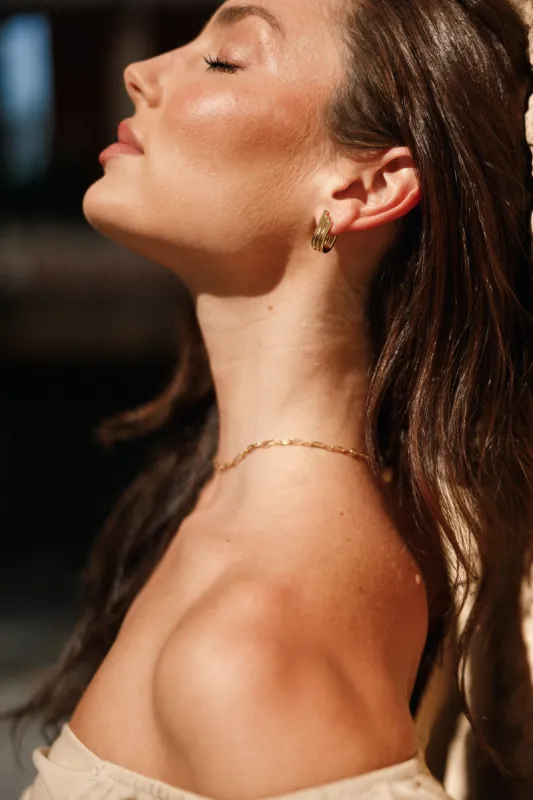 Emily Earrings - Gold made by Petal & Pup
