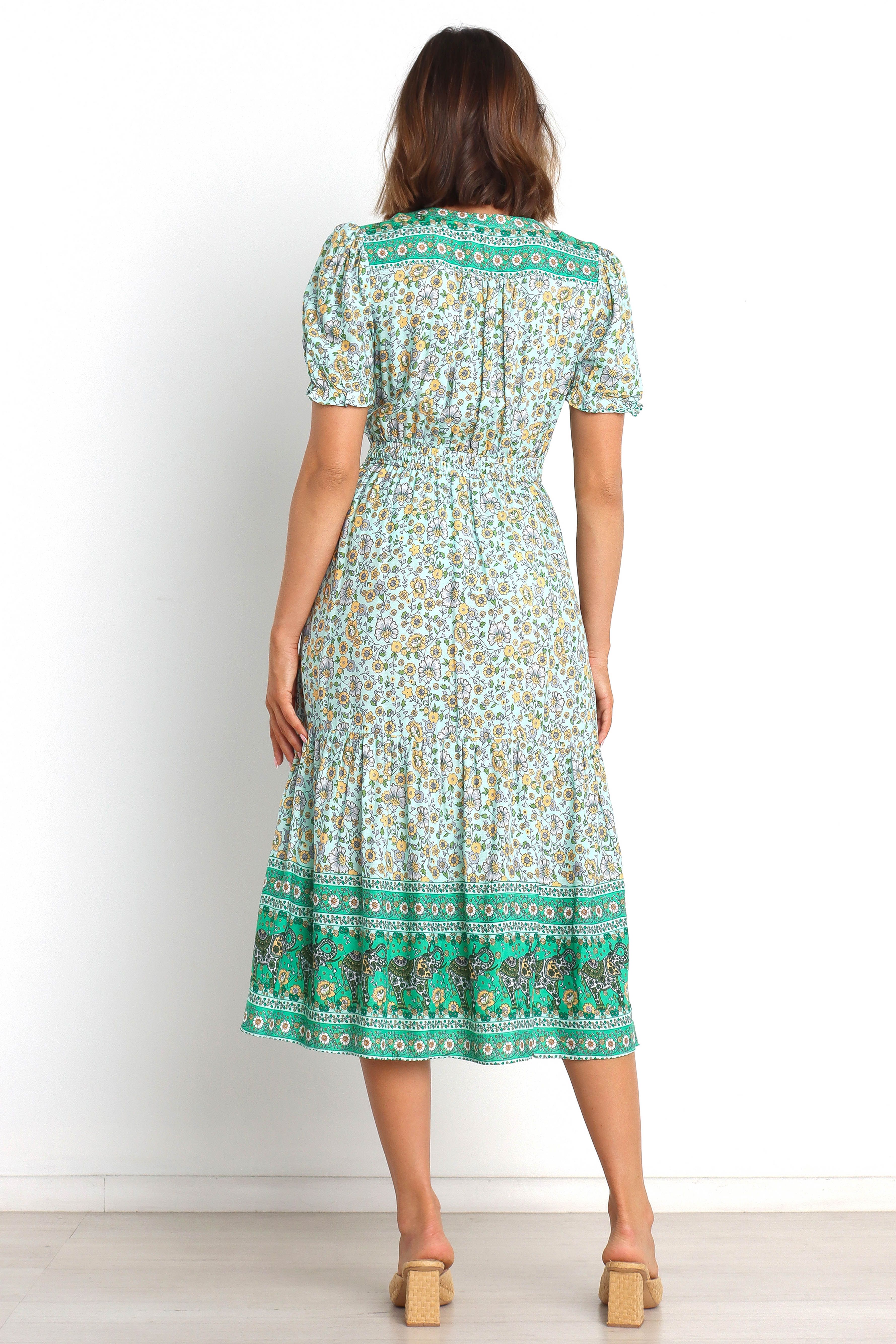 Leighton Dress - Green sold by Petal & Pup product image thumbnail 5