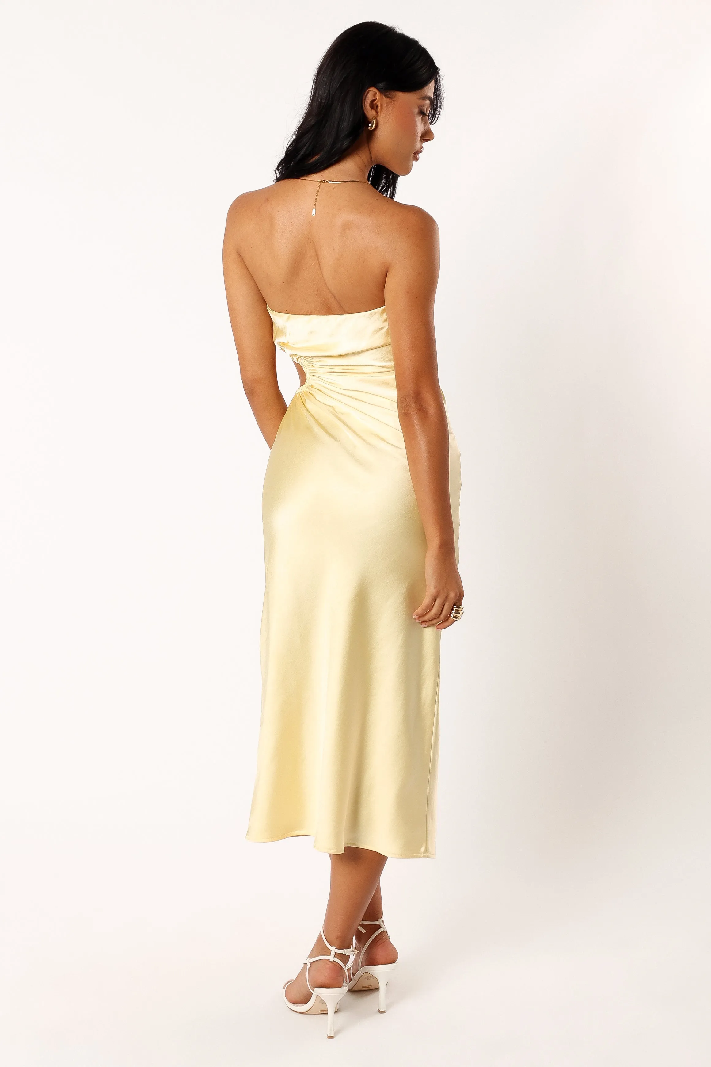 Saraya Midi Dress - Butter sold by Petal & Pup product image thumbnail 3