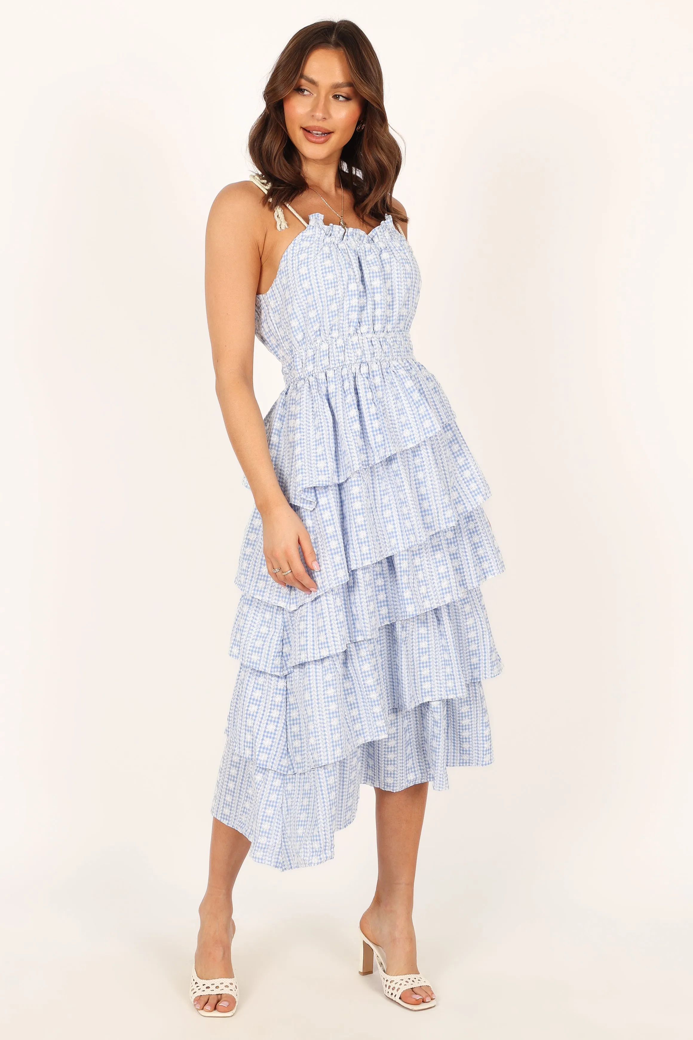 Cora Midi Dress - Blue sold by Petal & Pup product image thumbnail 2