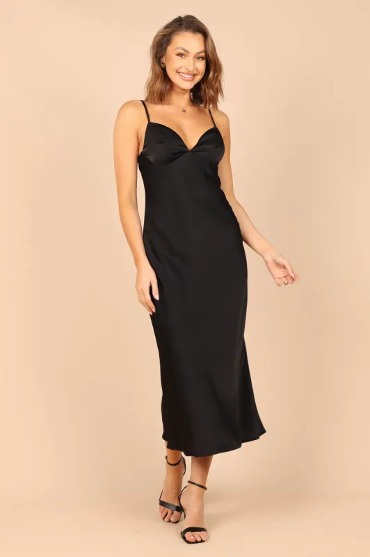 Yorelle Midi Dress - Black sold by Petal & Pup