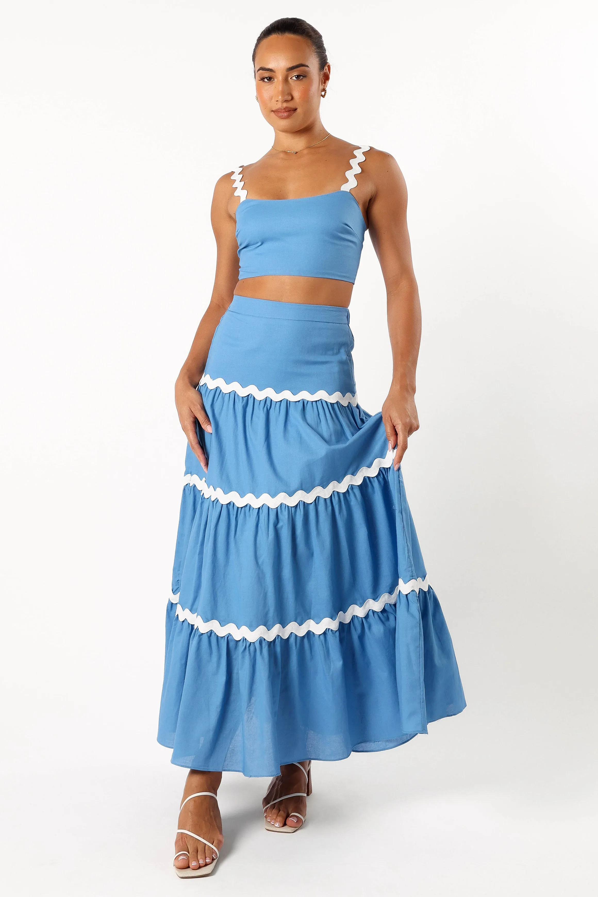 Bella Two Piece Set - Blue sold by Petal & Pup product image thumbnail 2