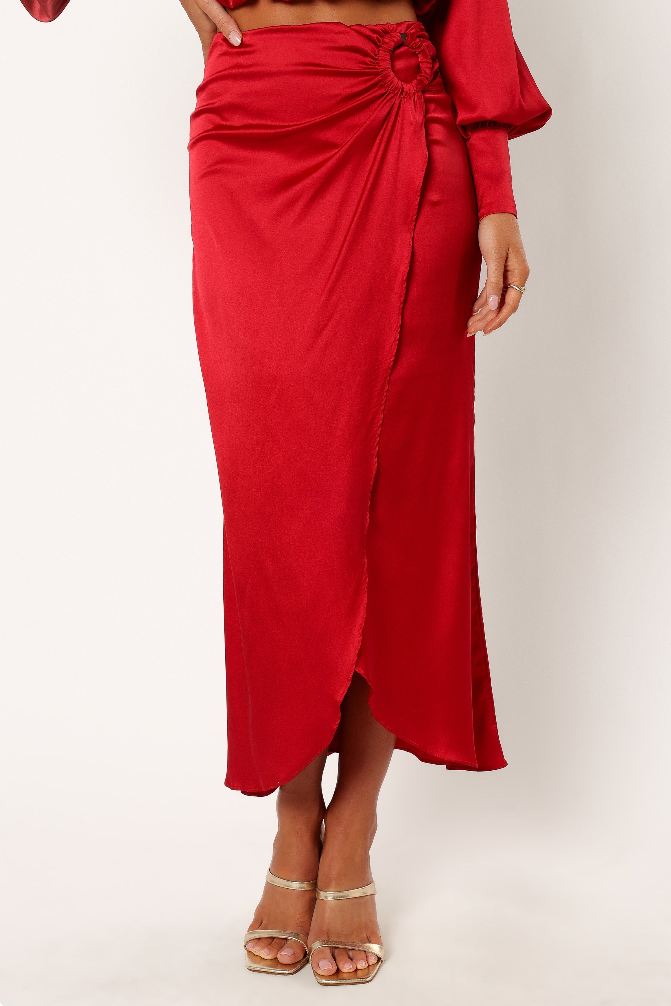 Natasha Two Piece Set - Burgundy sold by Petal & Pup product image thumbnail 6