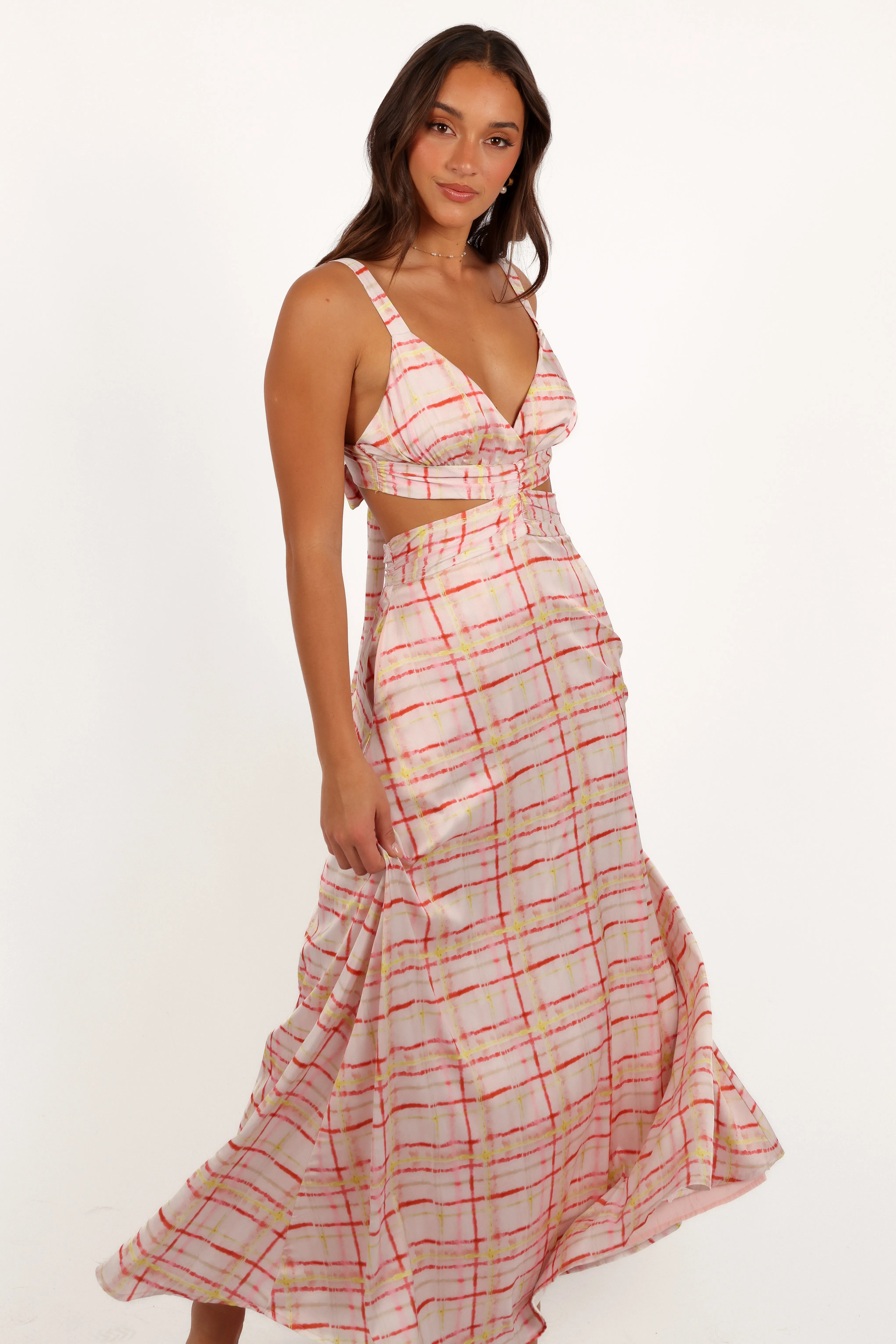 Sydney Maxi Dress - Sunset Check sold by Petal & Pup product image thumbnail 3