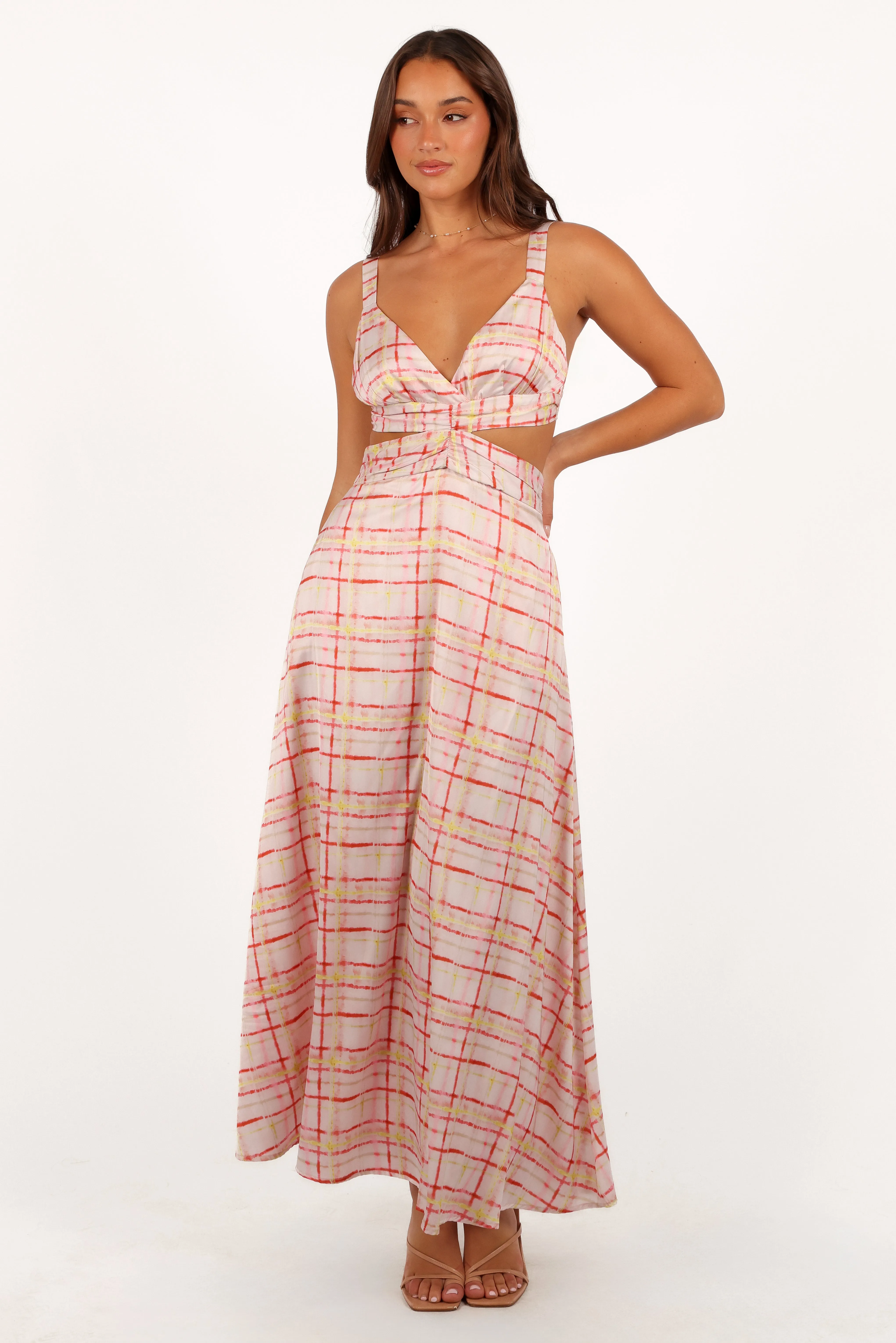 Sydney Maxi Dress - Sunset Check sold by Petal & Pup product image thumbnail 4