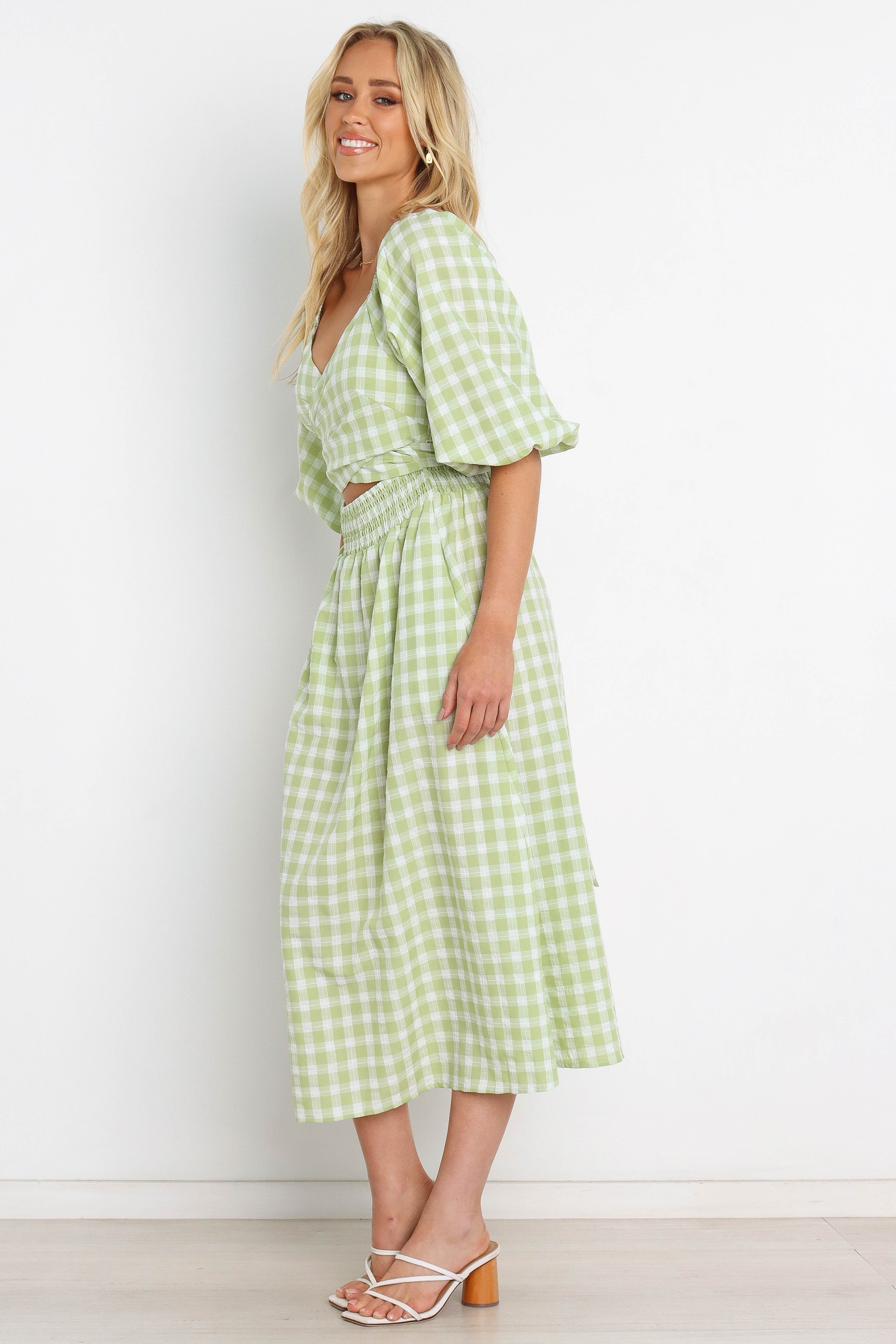 Tana Dress - Green sold by Petal & Pup product image thumbnail 4