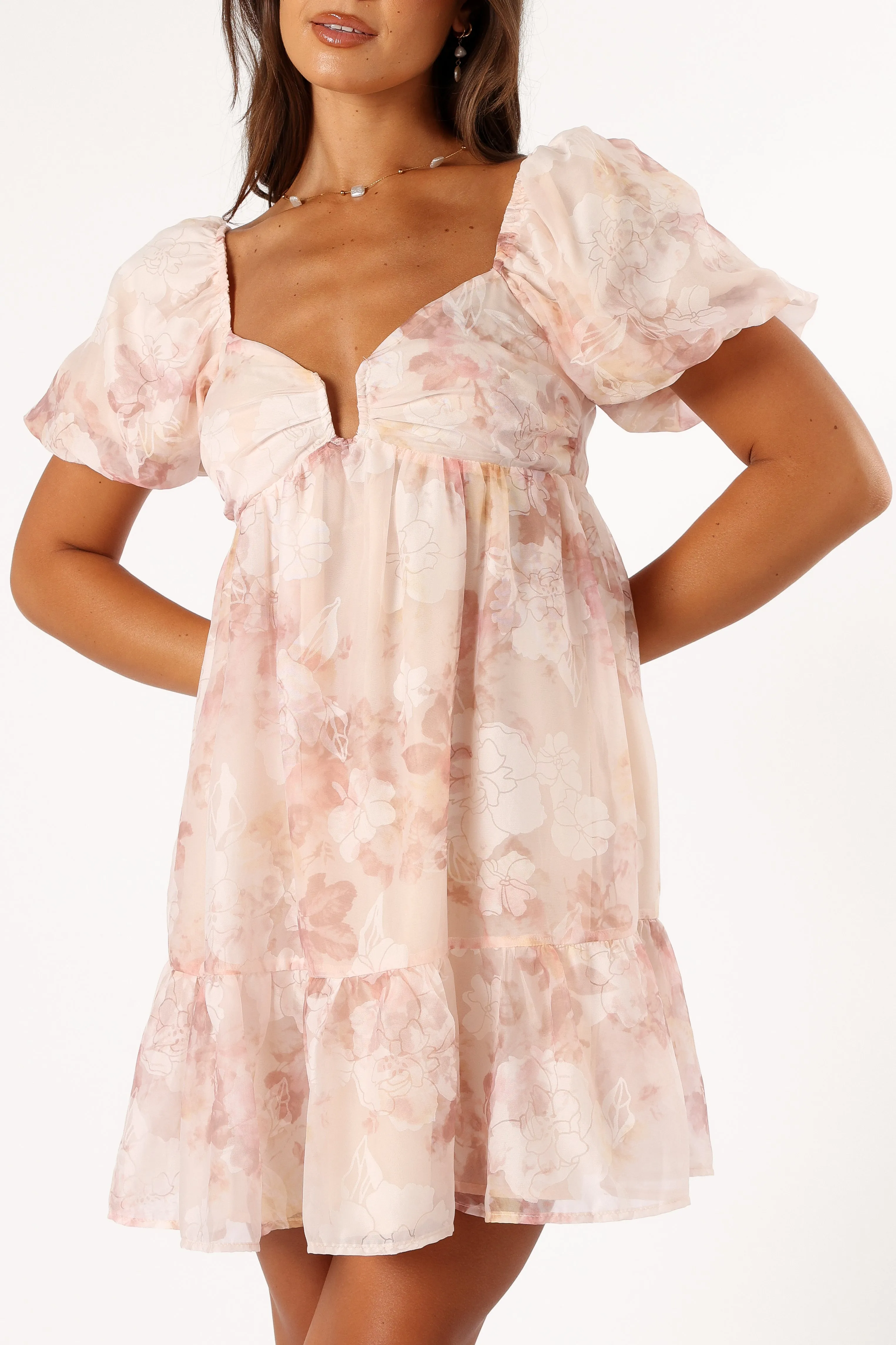 Myka Mini Dress - Blush Pink sold by Petal & Pup product image thumbnail 2