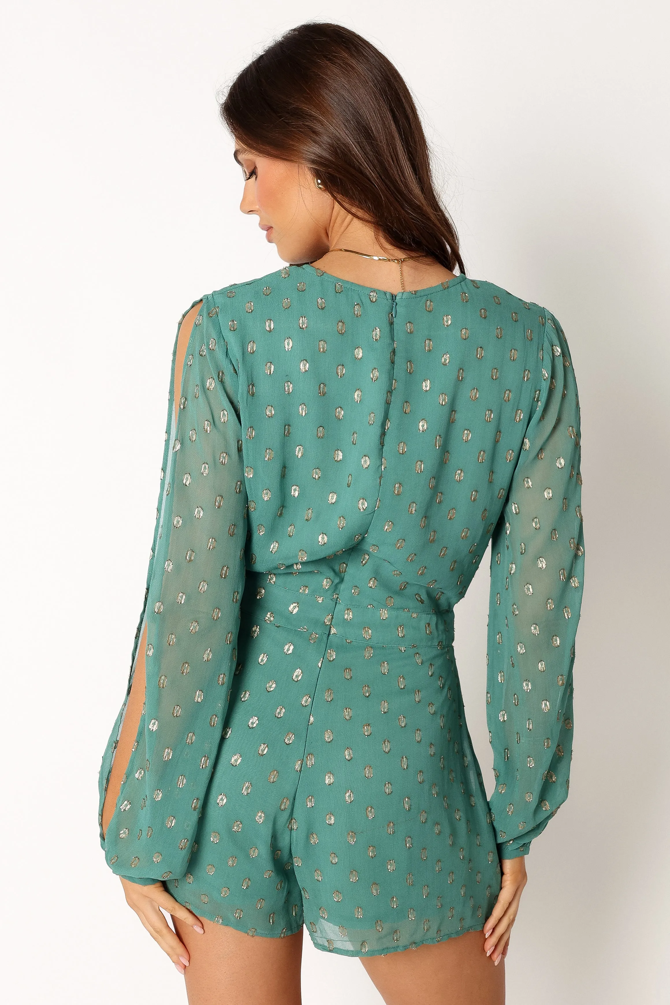 Karma Romper - Teal sold by Petal & Pup product image thumbnail 3