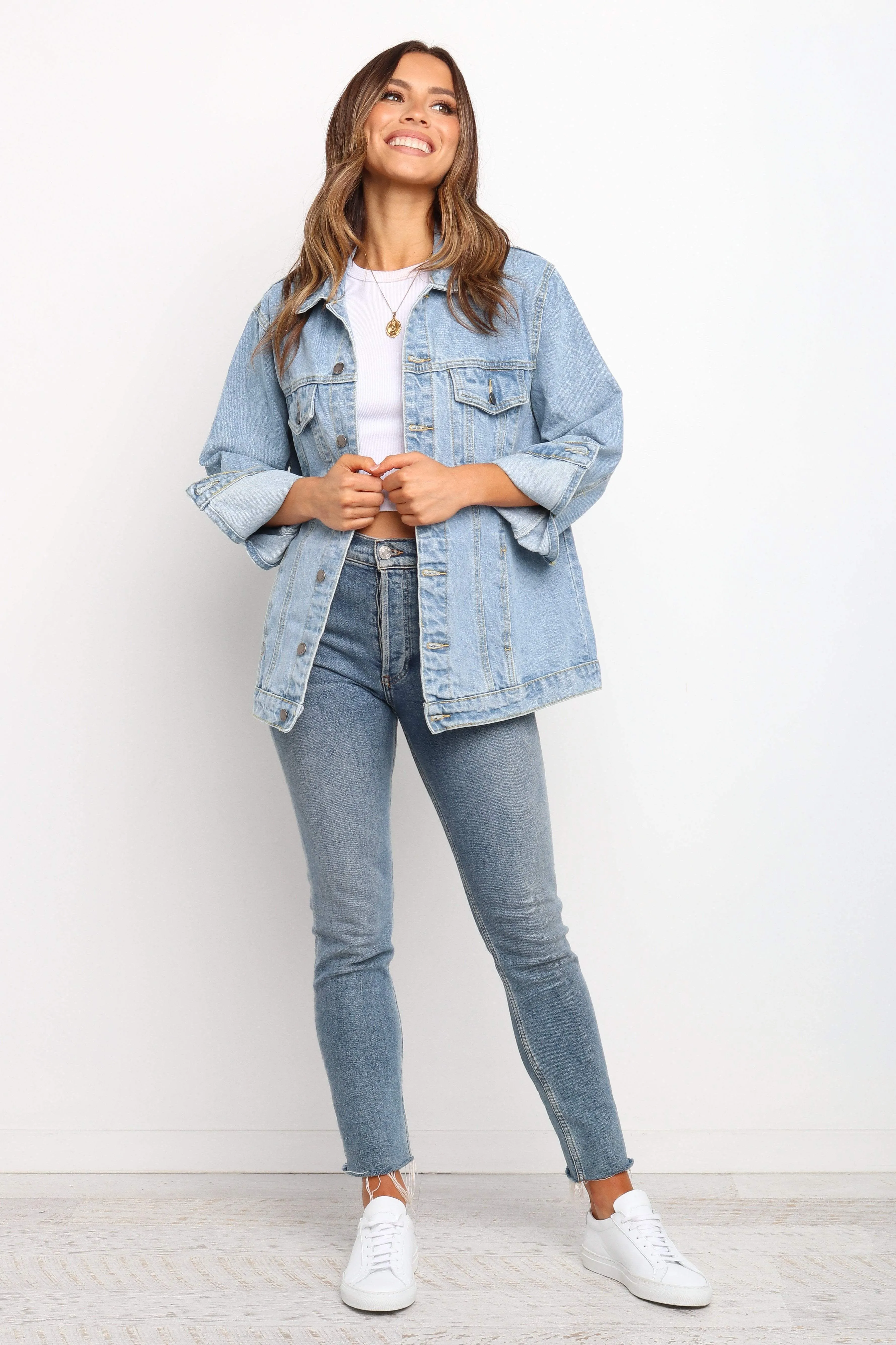 Cruise Jacket - Light Wash sold by Petal & Pup product image thumbnail 2