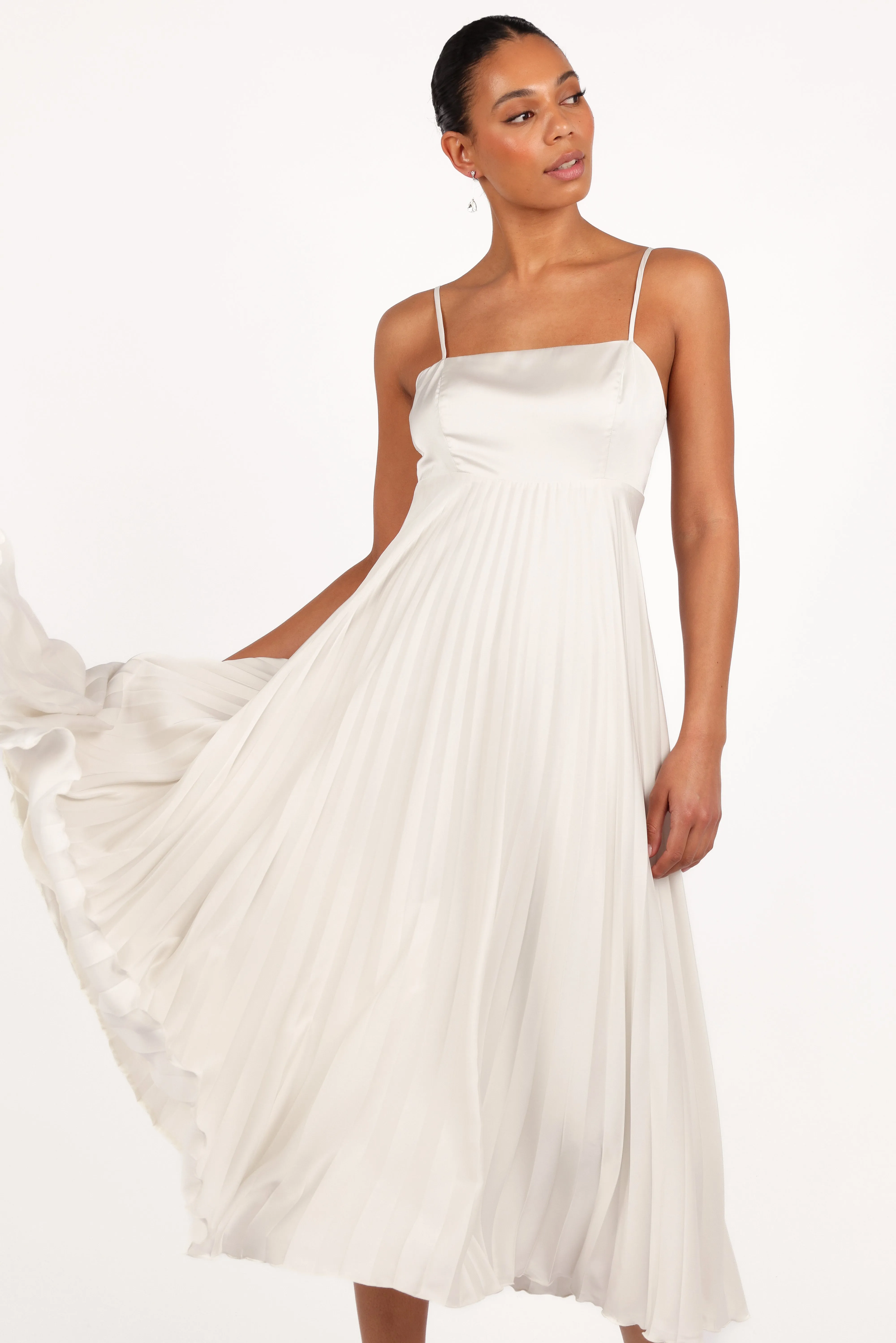 Keegan Maxi Dress - White sold by Petal & Pup product image thumbnail 3