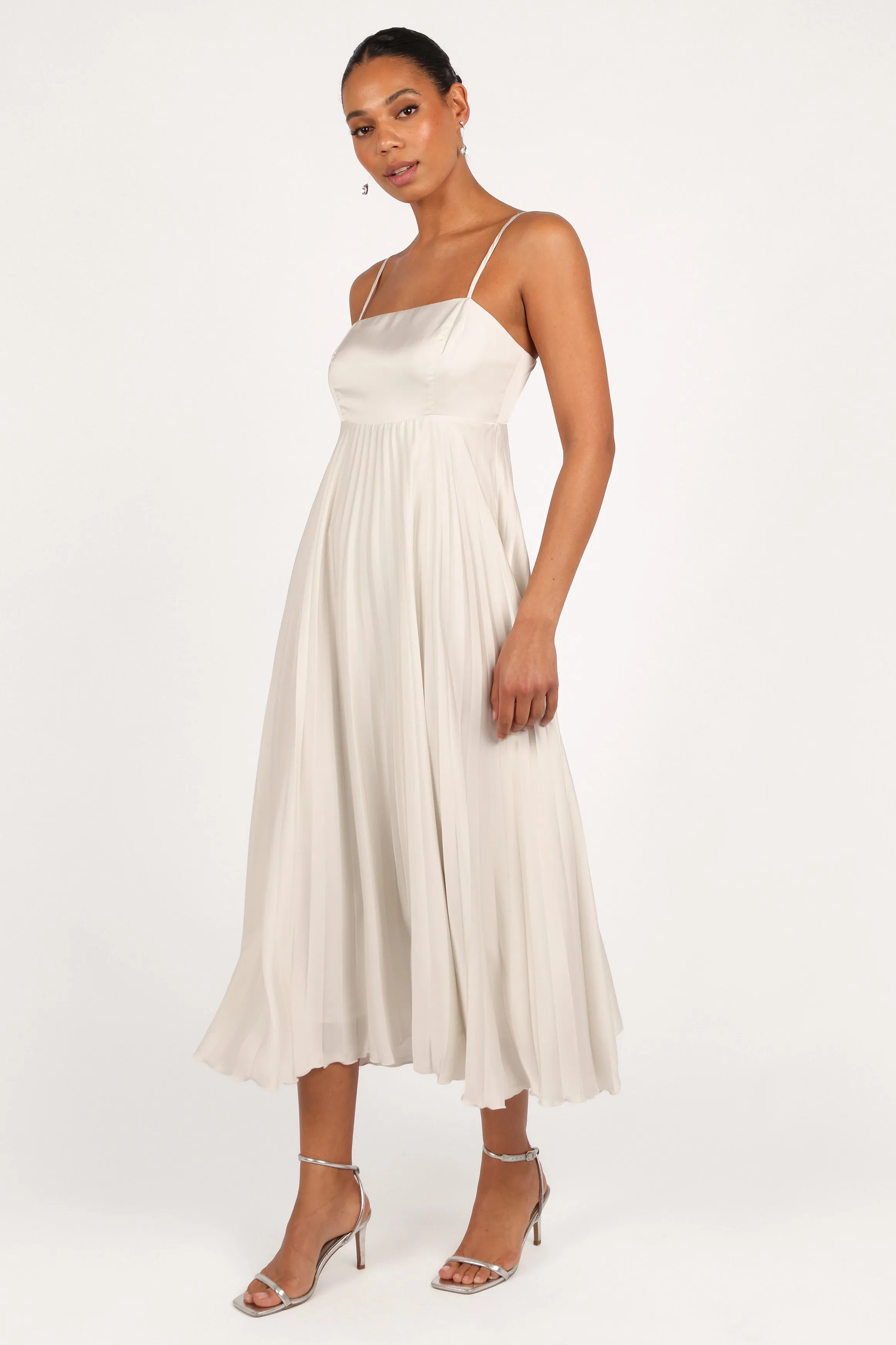 Keegan Maxi Dress - White sold by Petal & Pup product image thumbnail 5