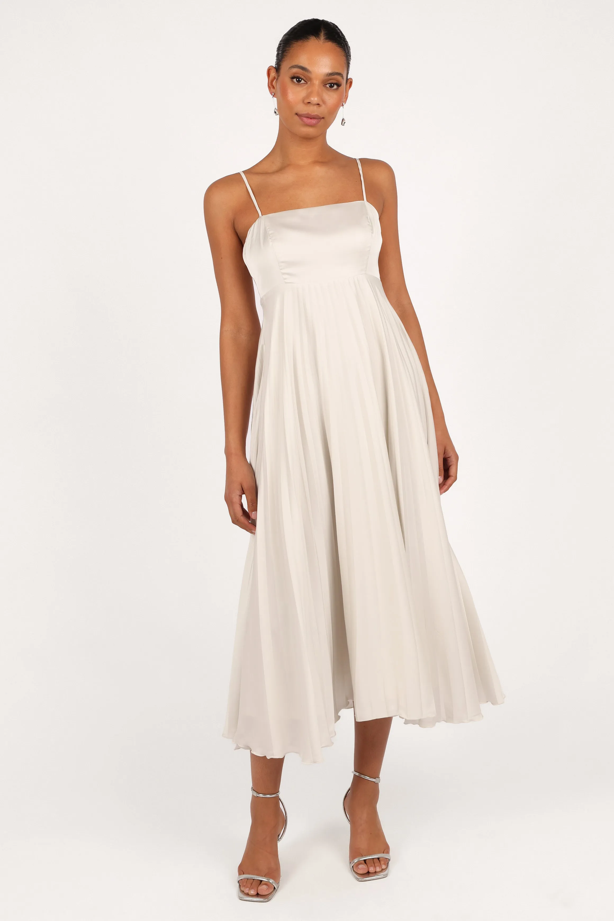 Keegan Maxi Dress - White sold by Petal & Pup product image thumbnail 4