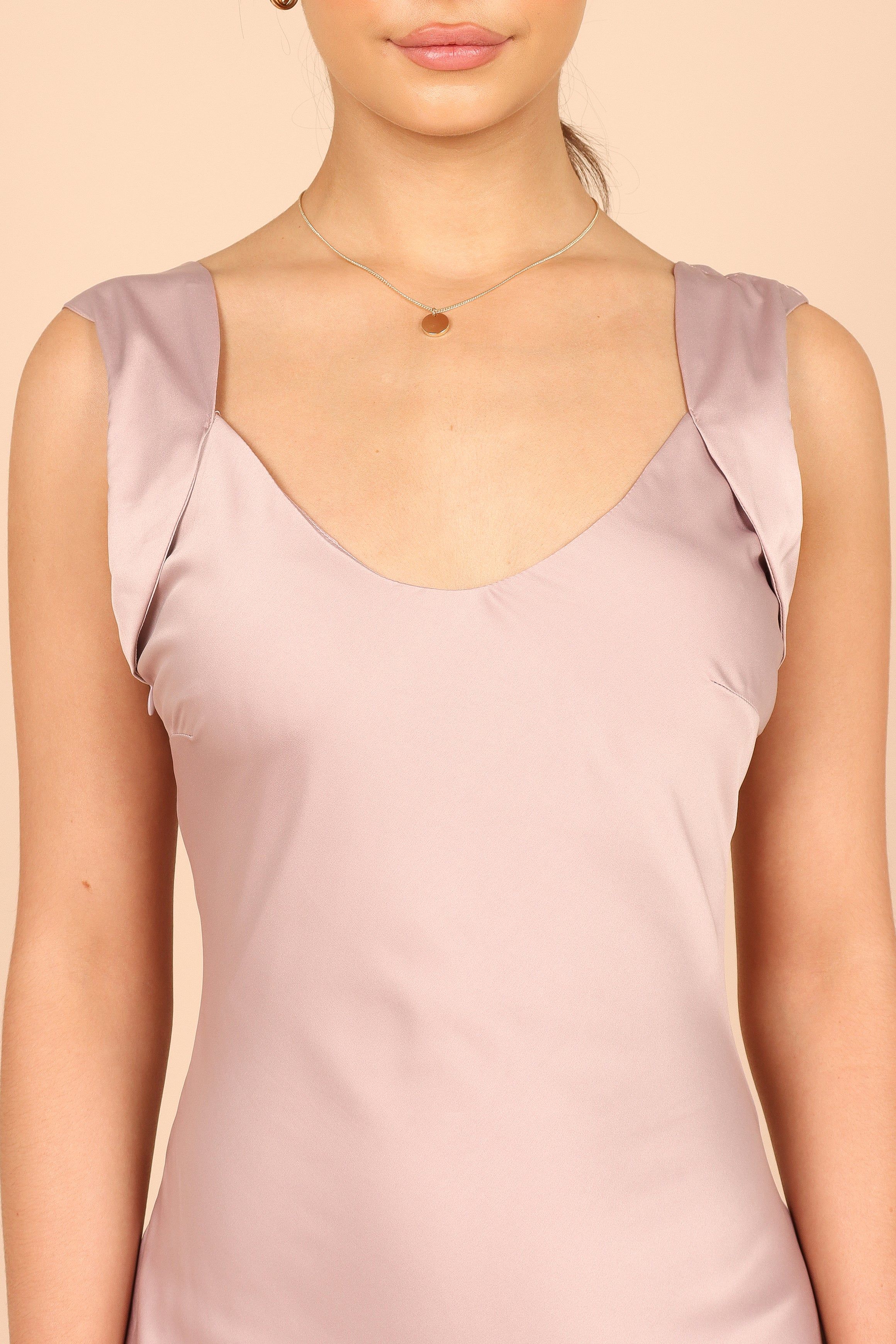 Carnation Cross Back Maxi Dress - Lilac sold by Petal & Pup product image thumbnail 2