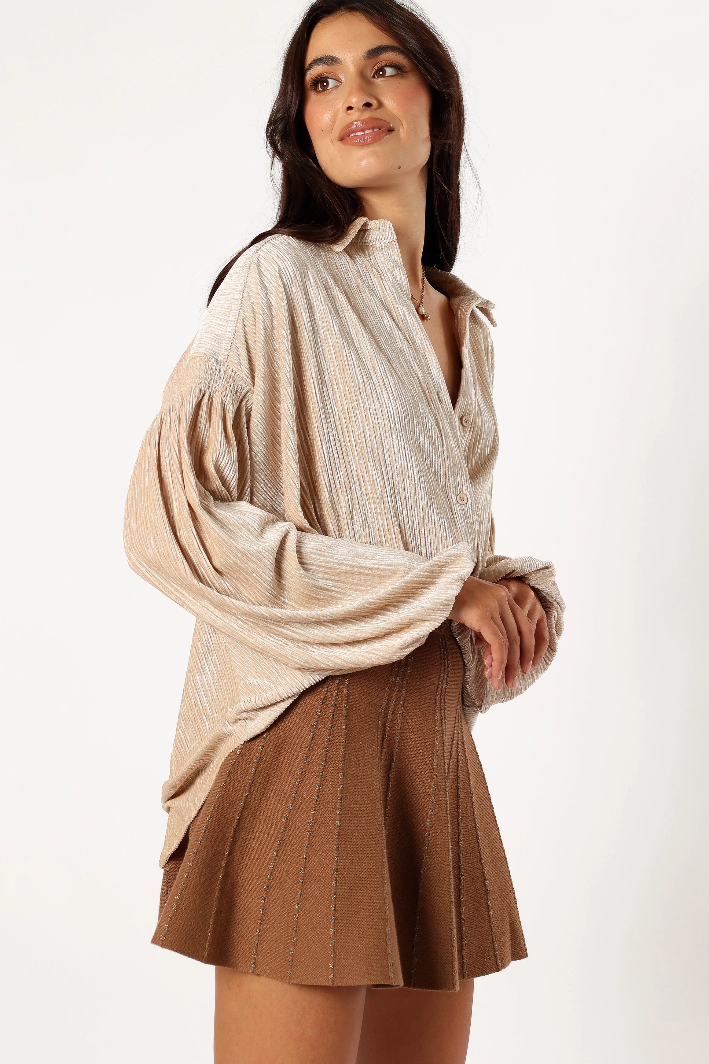 Cadence Long Sleeve Top - Cream sold by Petal & Pup product image thumbnail 5