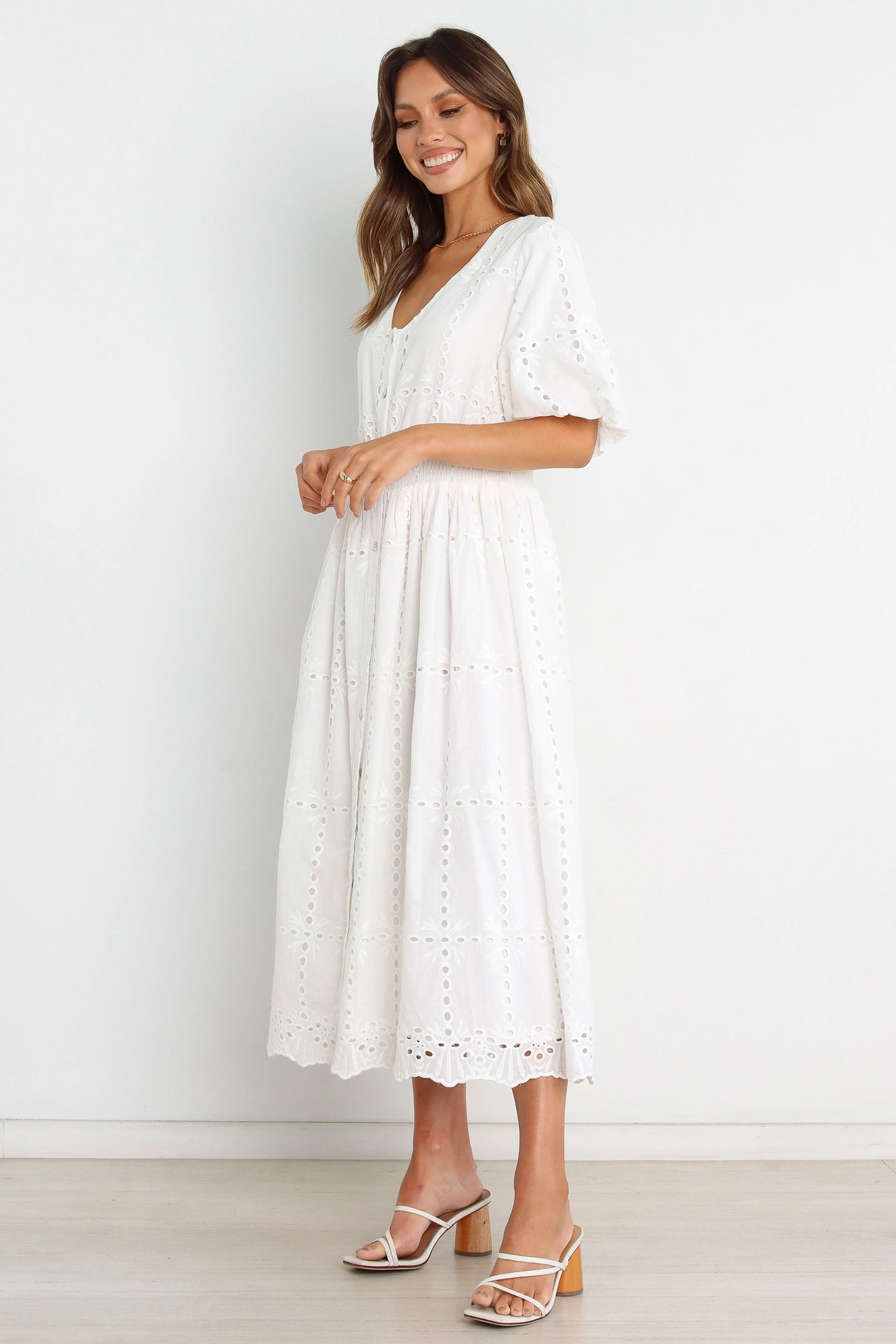 Ellison Dress - White sold by Petal & Pup product image thumbnail 4
