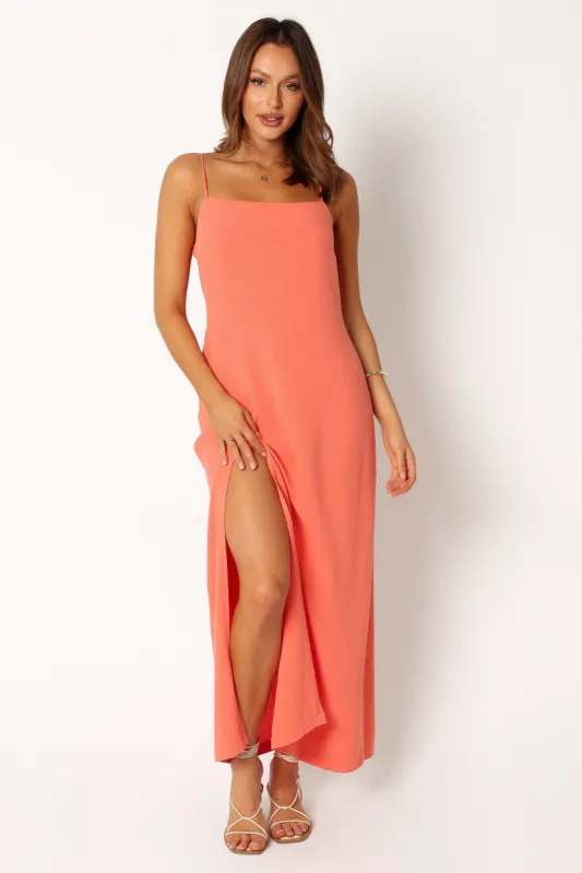 Sawyer Midi Slip Dress - Watermelon sold by Petal & Pup