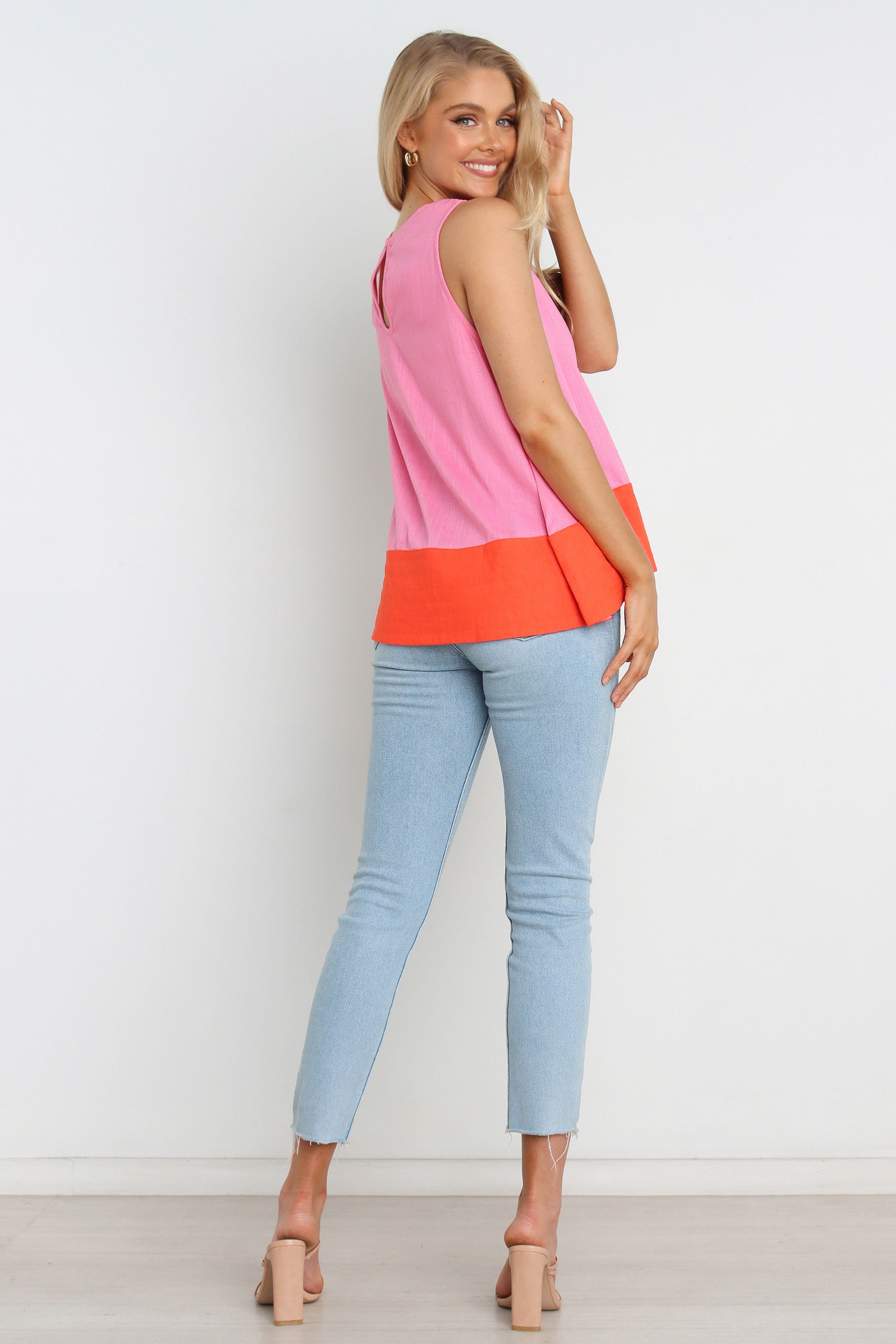 Chloe Top - Pink sold by Petal & Pup product image thumbnail 5