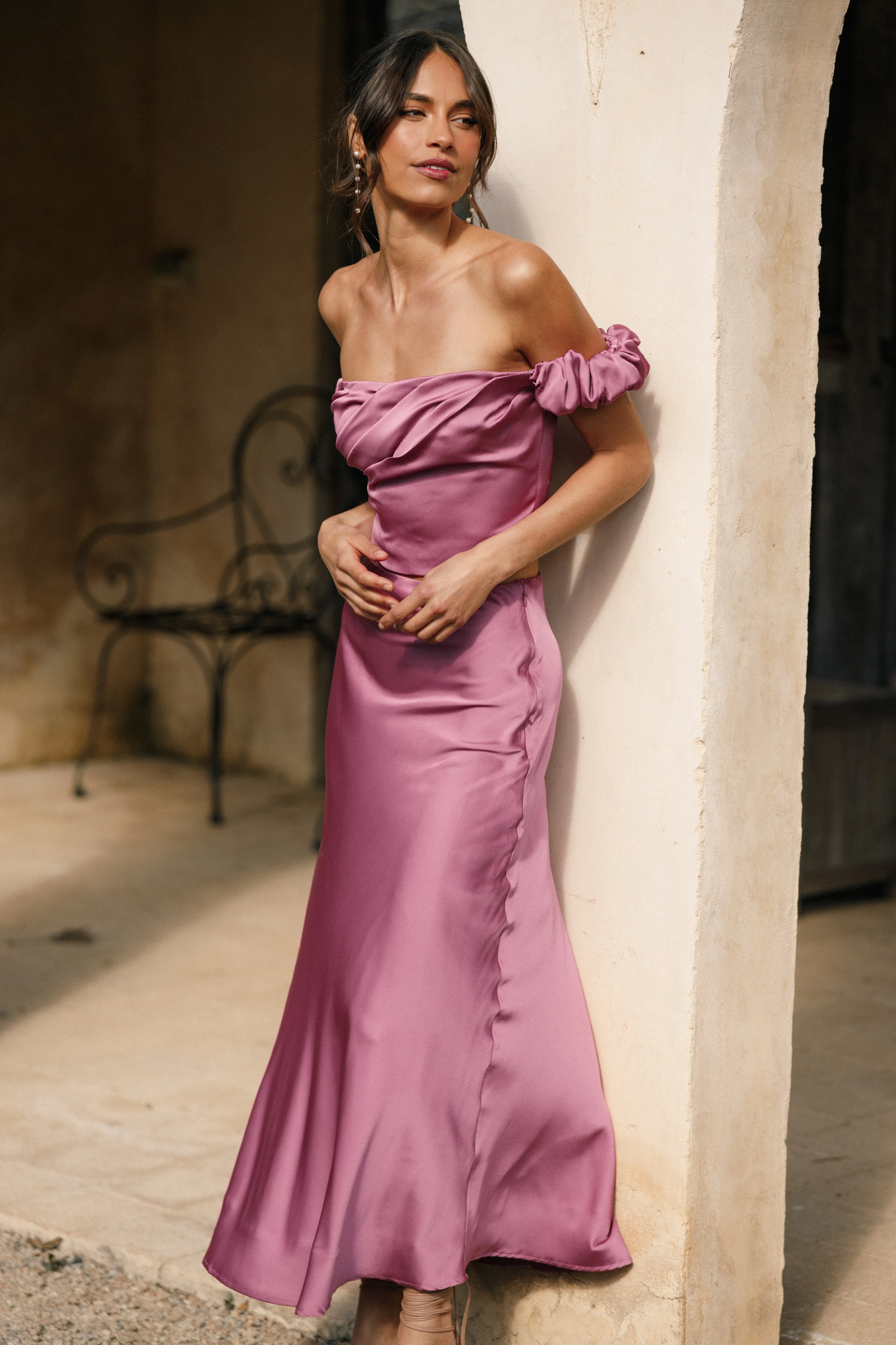 Arabella Two Piece Set - Dark Rose sold by Petal & Pup product image thumbnail 2