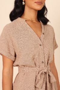 Esra Romper - Mocha sold by Petal & Pup