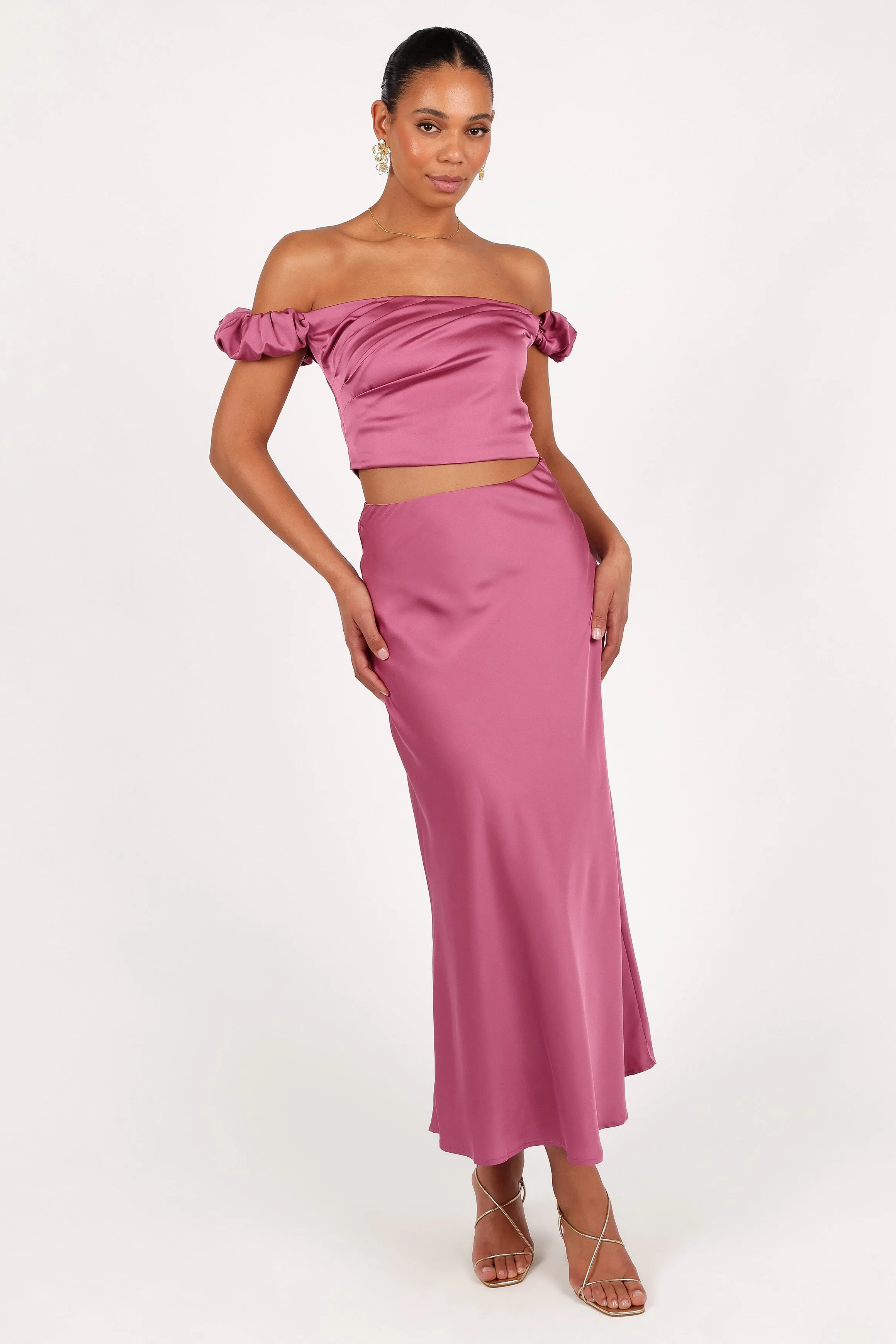 Arabella Two Piece Set - Dark Rose sold by Petal & Pup product image thumbnail 3