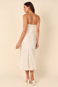 Charlotte Midi Dress - Champagne sold by Petal & Pup