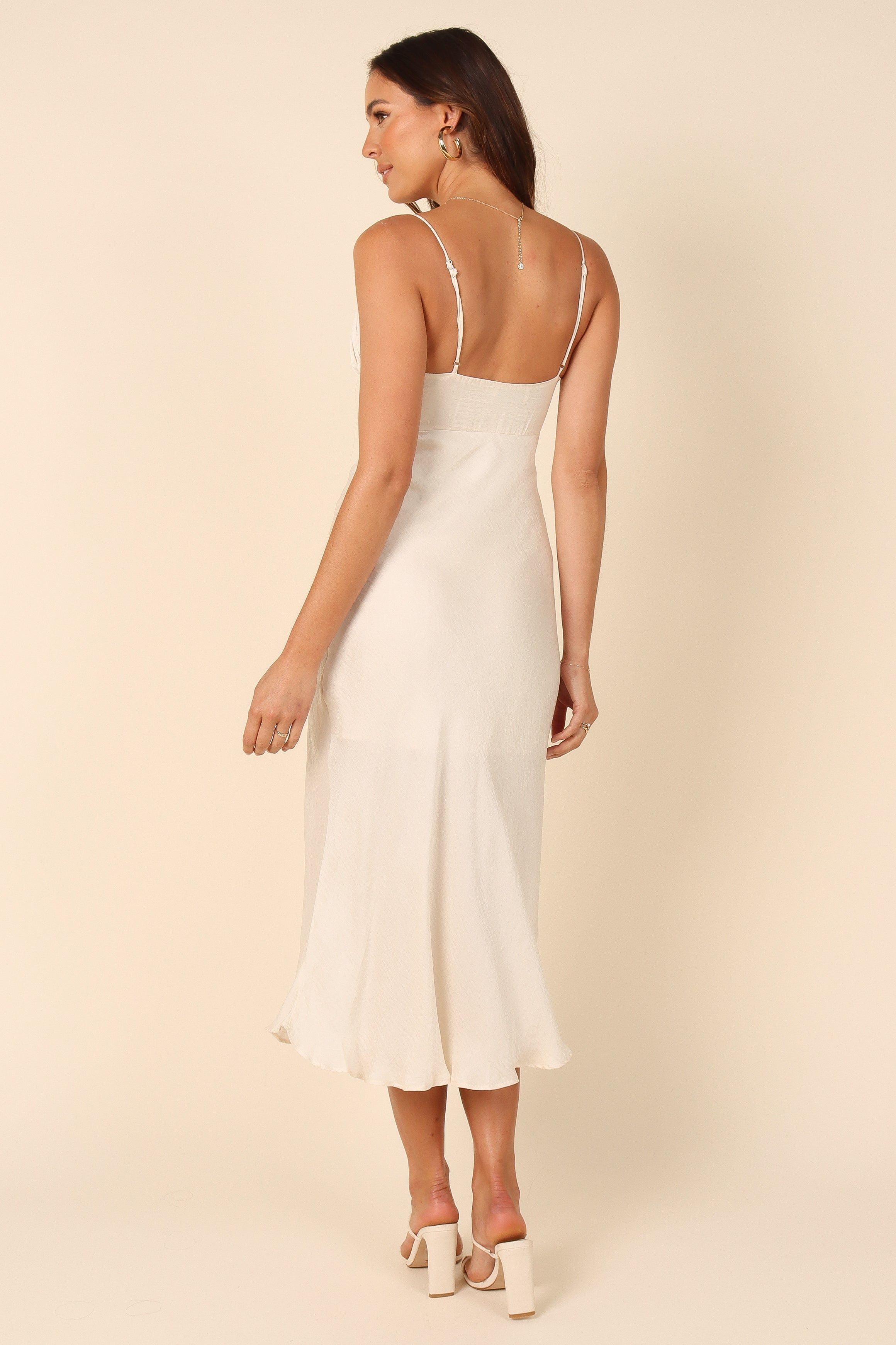 Charlotte Midi Dress - Champagne sold by Petal & Pup product image thumbnail 4