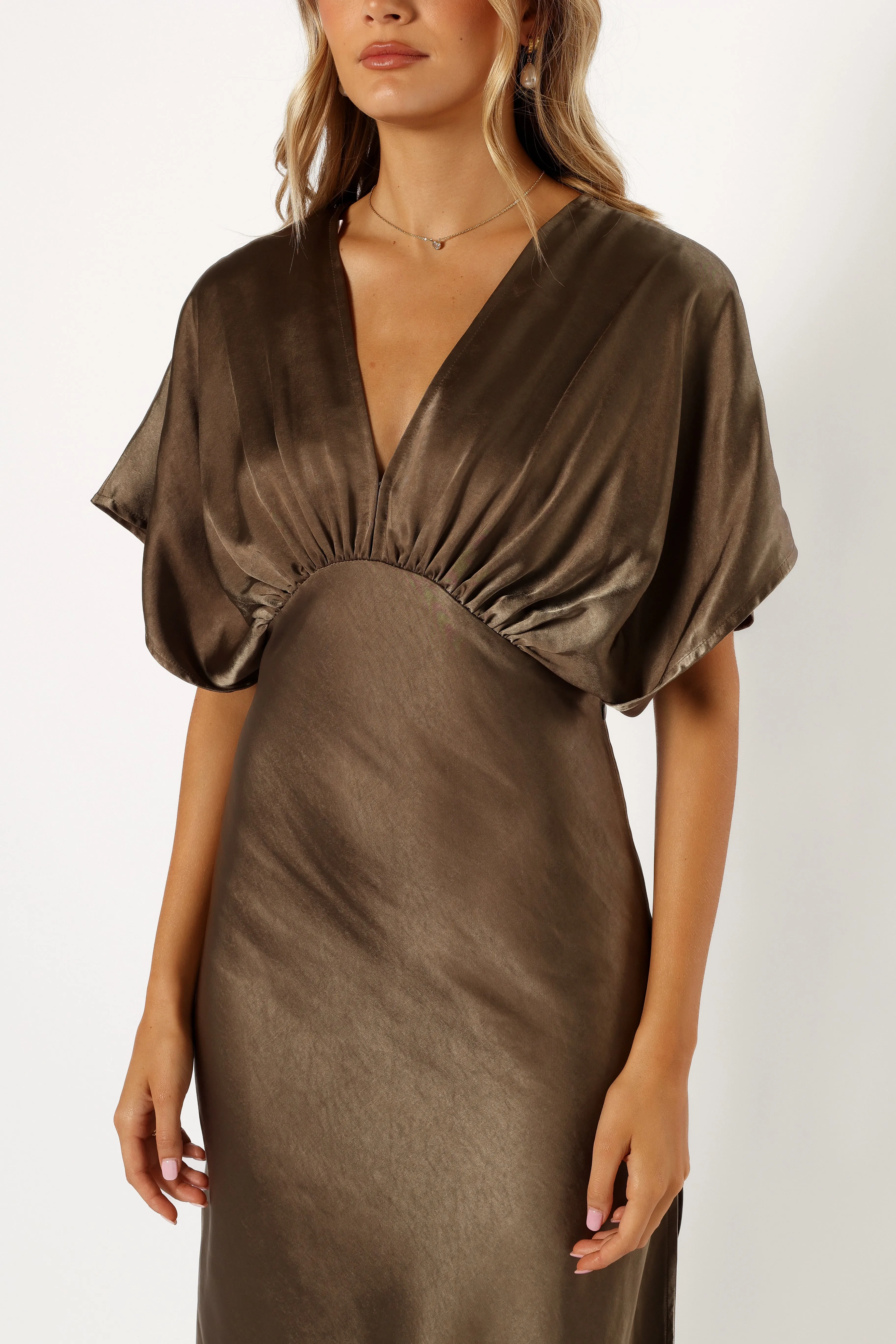 Ricki Maxi Dress - Olive sold by Petal & Pup product image thumbnail 5