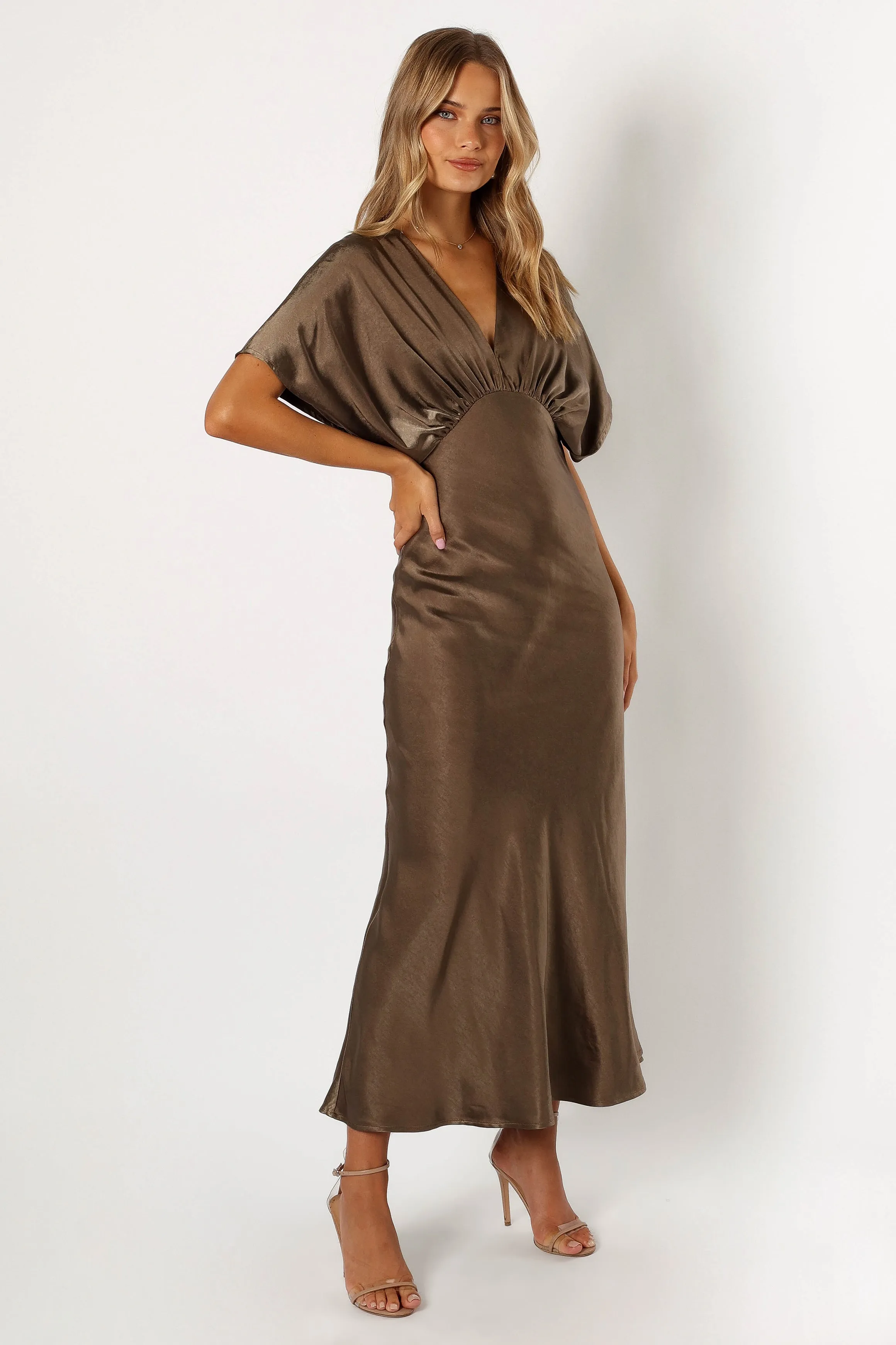 Ricki Maxi Dress - Olive sold by Petal & Pup product image thumbnail 4