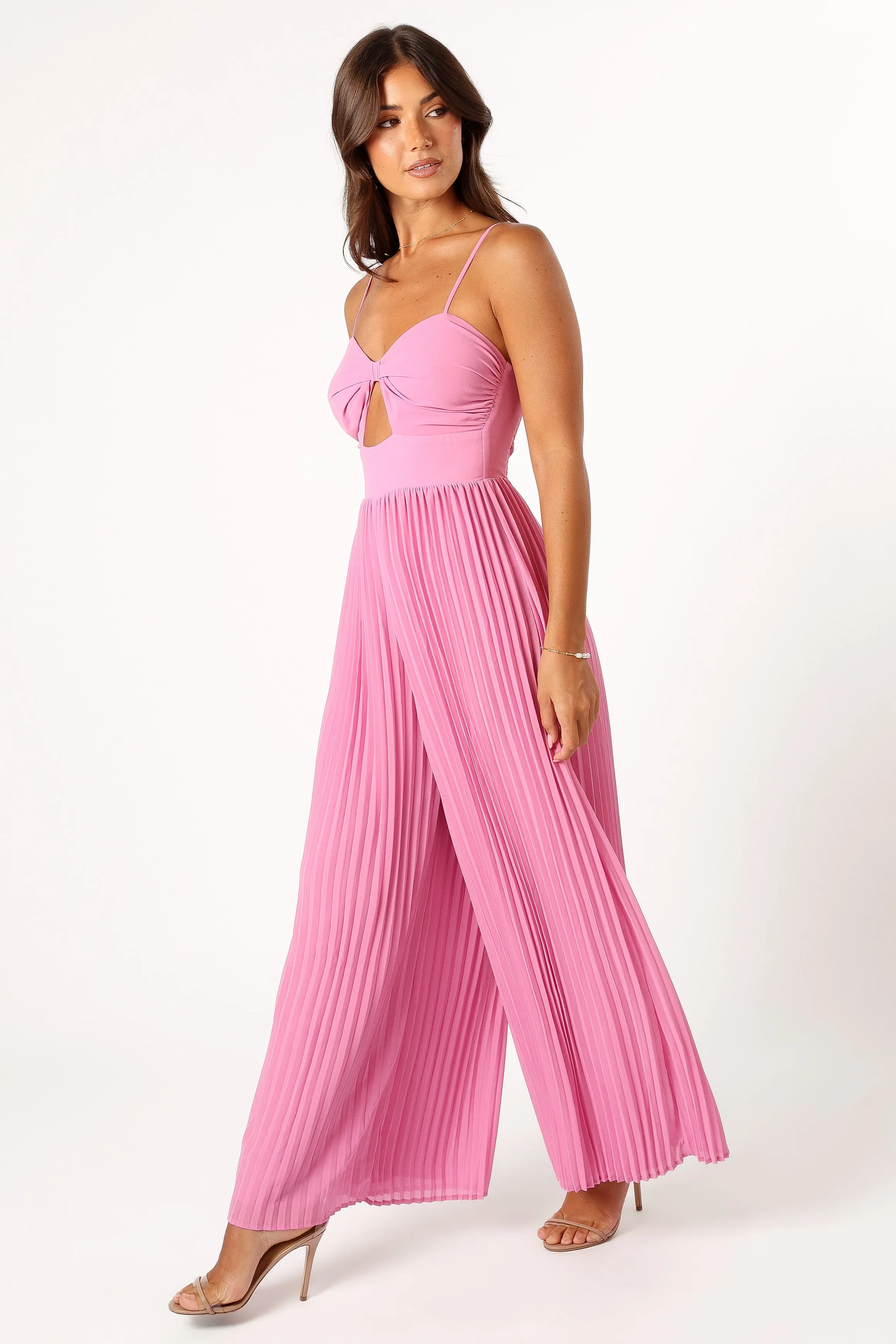 Alice Wide Leg Jumpsuit - Pink sold by Petal & Pup product image thumbnail 4