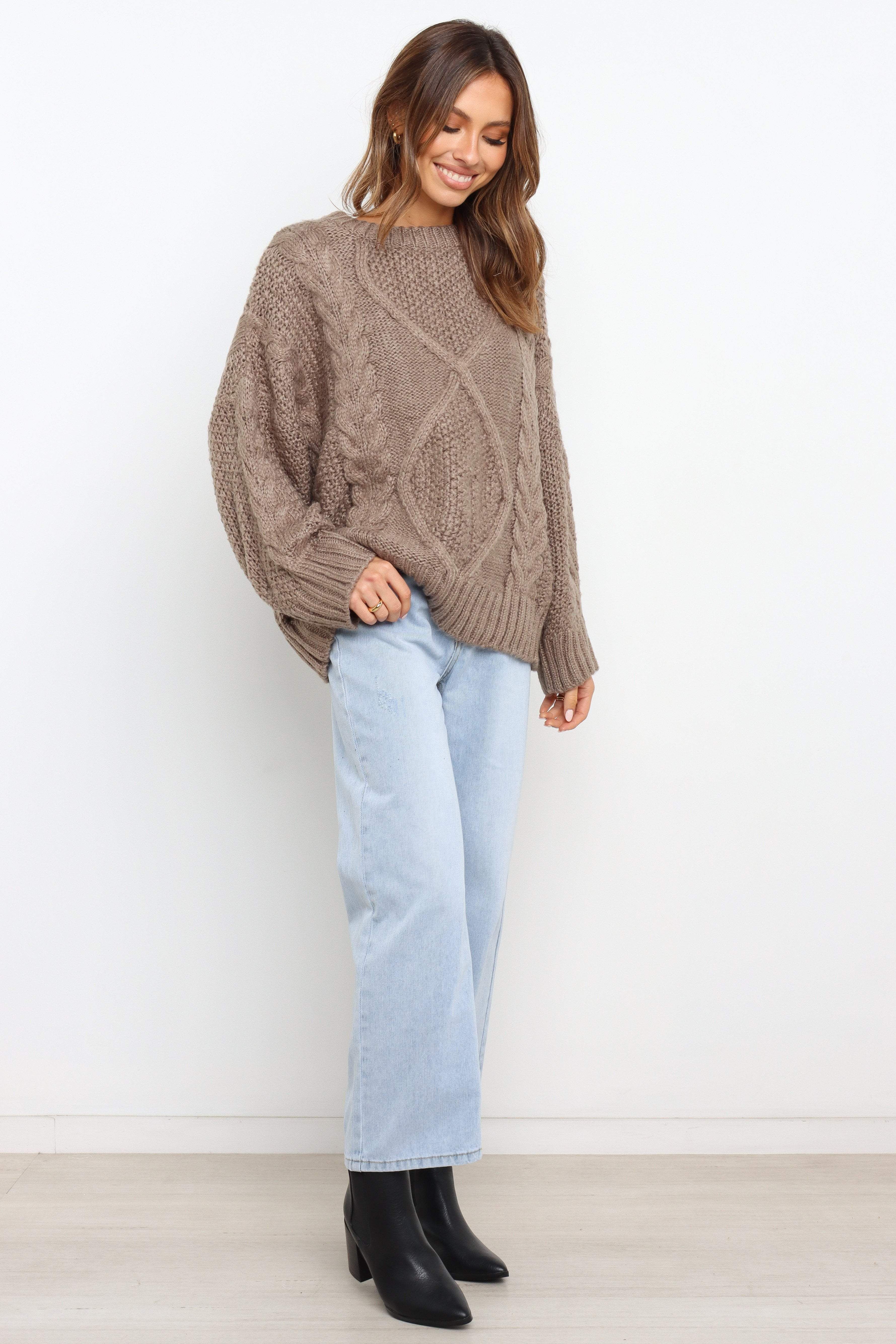 Buckland Knit Sweater - Taupe sold by Petal & Pup product image thumbnail 4