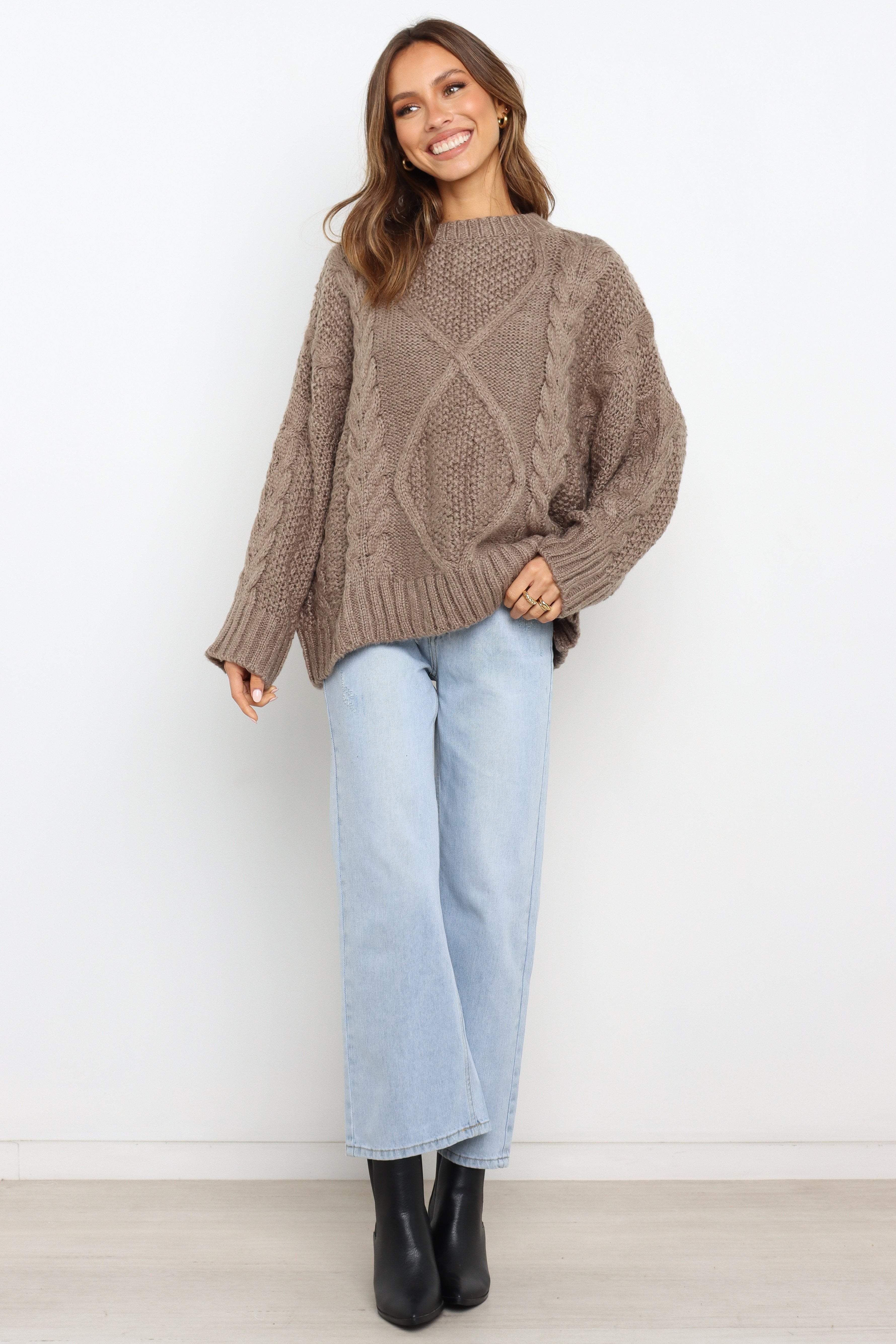 Buckland Knit Sweater - Taupe sold by Petal & Pup product image thumbnail 6