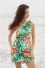 Arwan One Shoulder Mini Dress - Kauai sold by Petal & Pup