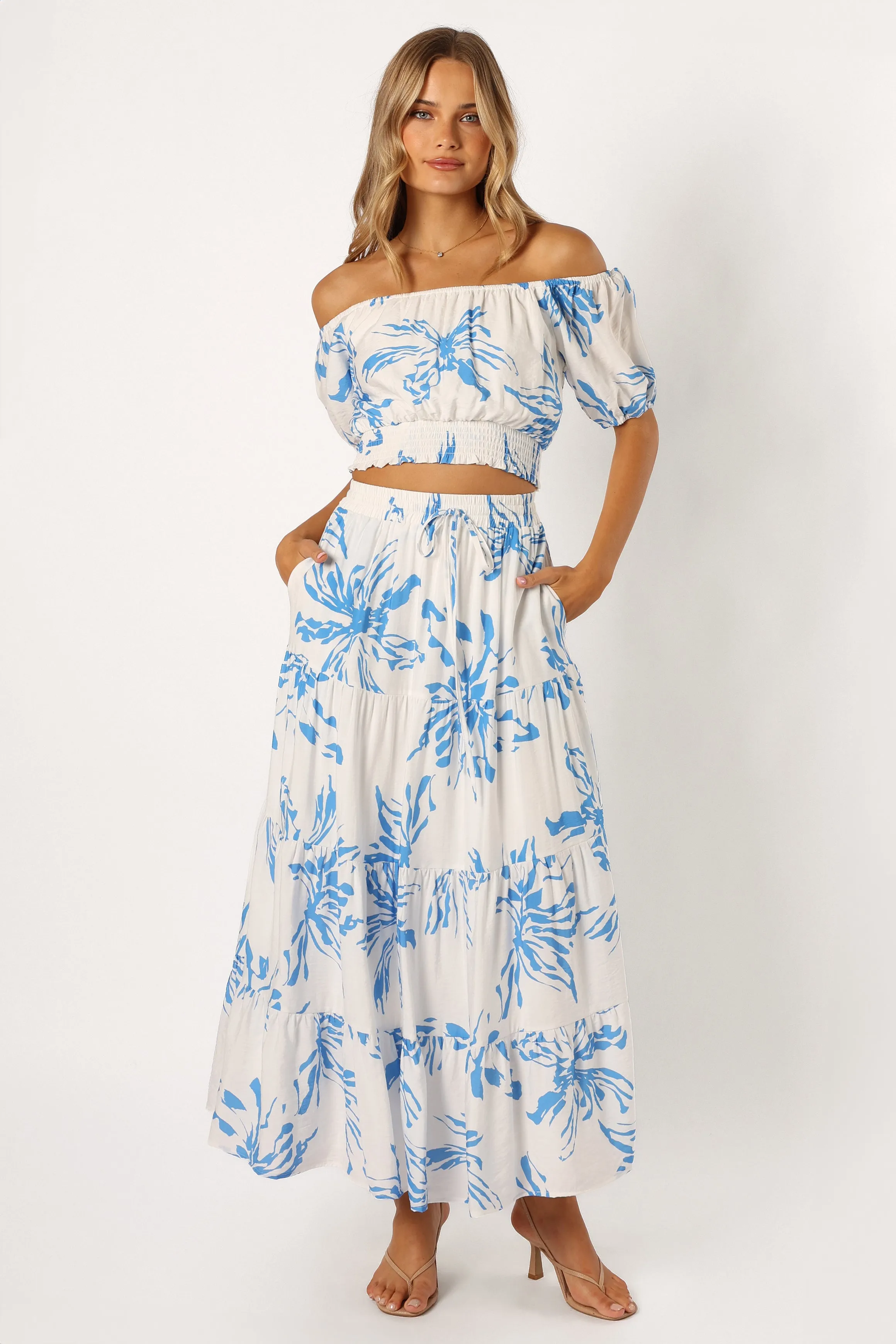 Rachelle Skirt Set - Blue sold by Petal & Pup product image thumbnail 2
