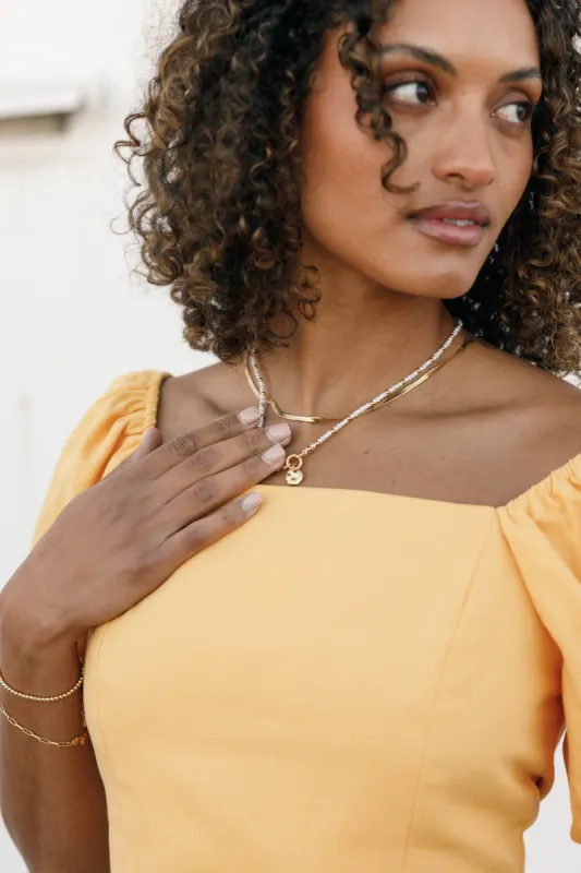 Alex Necklace - Gold sold by Petal & Pup