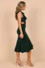 Yvonne Hi Lo Midi Dress - Emerald sold by Petal & Pup