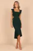 Yvonne Hi Lo Midi Dress - Emerald sold by Petal & Pup