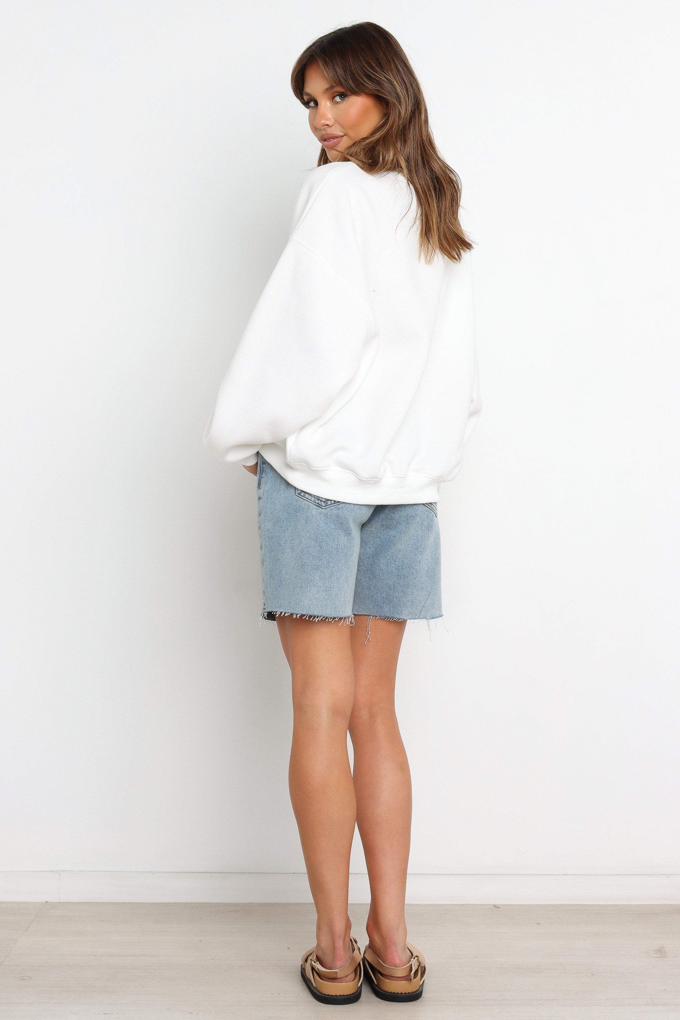 LA Sweater - White sold by Petal & Pup product image thumbnail 2