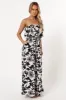 Torie Jumpsuit - Black Floral sold by Petal & Pup