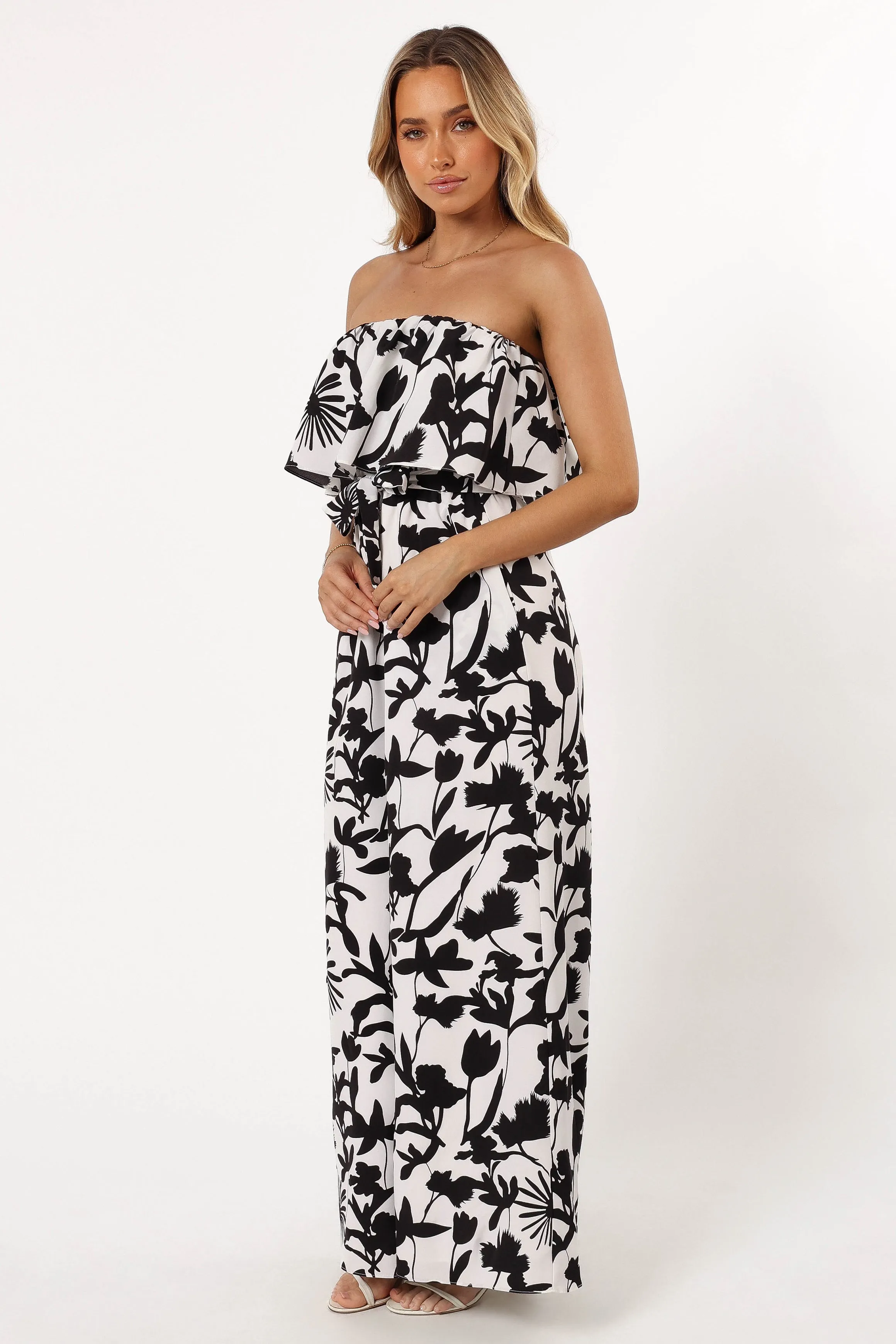 Torie Jumpsuit - Black Floral sold by Petal & Pup product image thumbnail 3