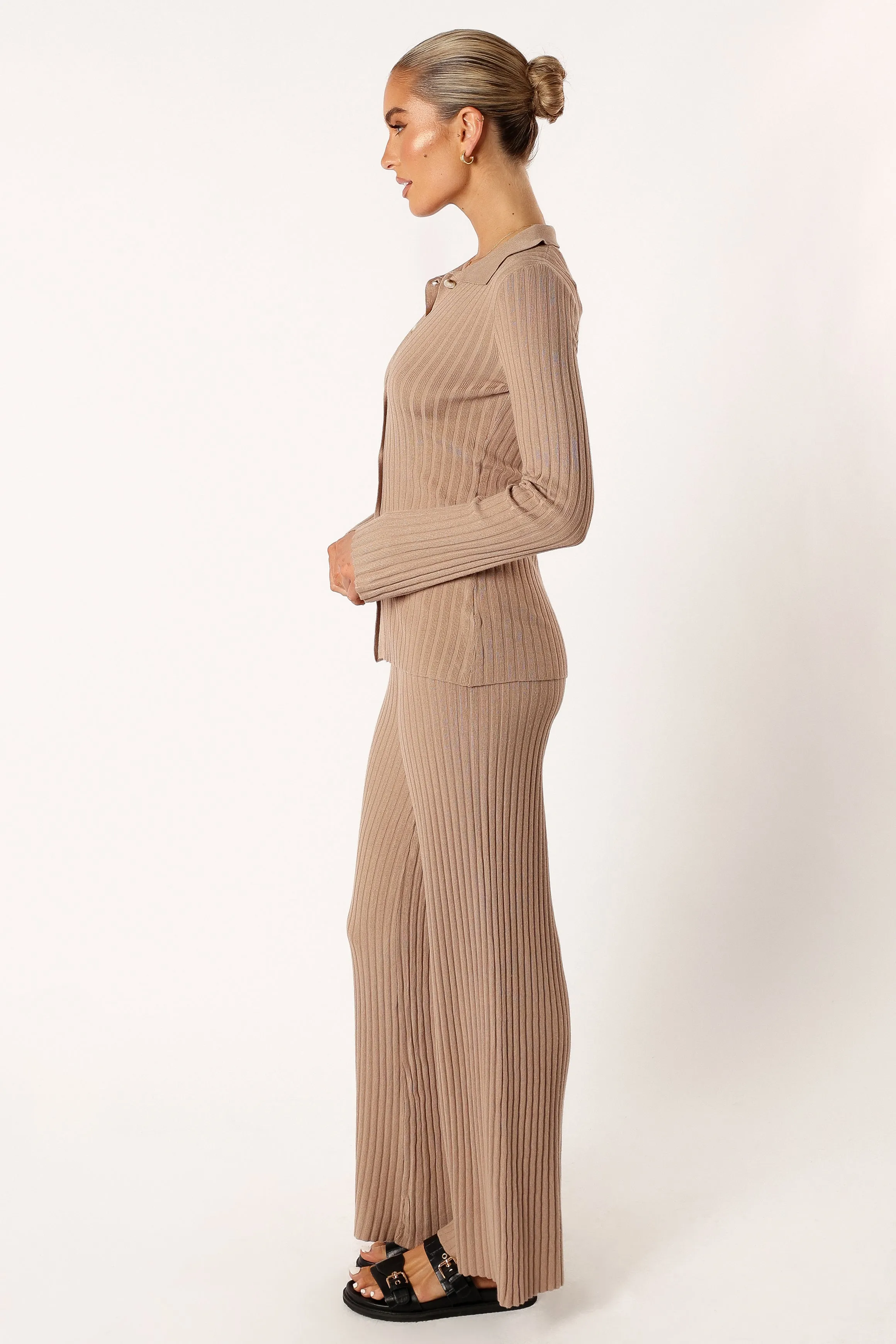 Aylia Ribbed Knit Set - Mocha sold by Petal & Pup product image thumbnail 2