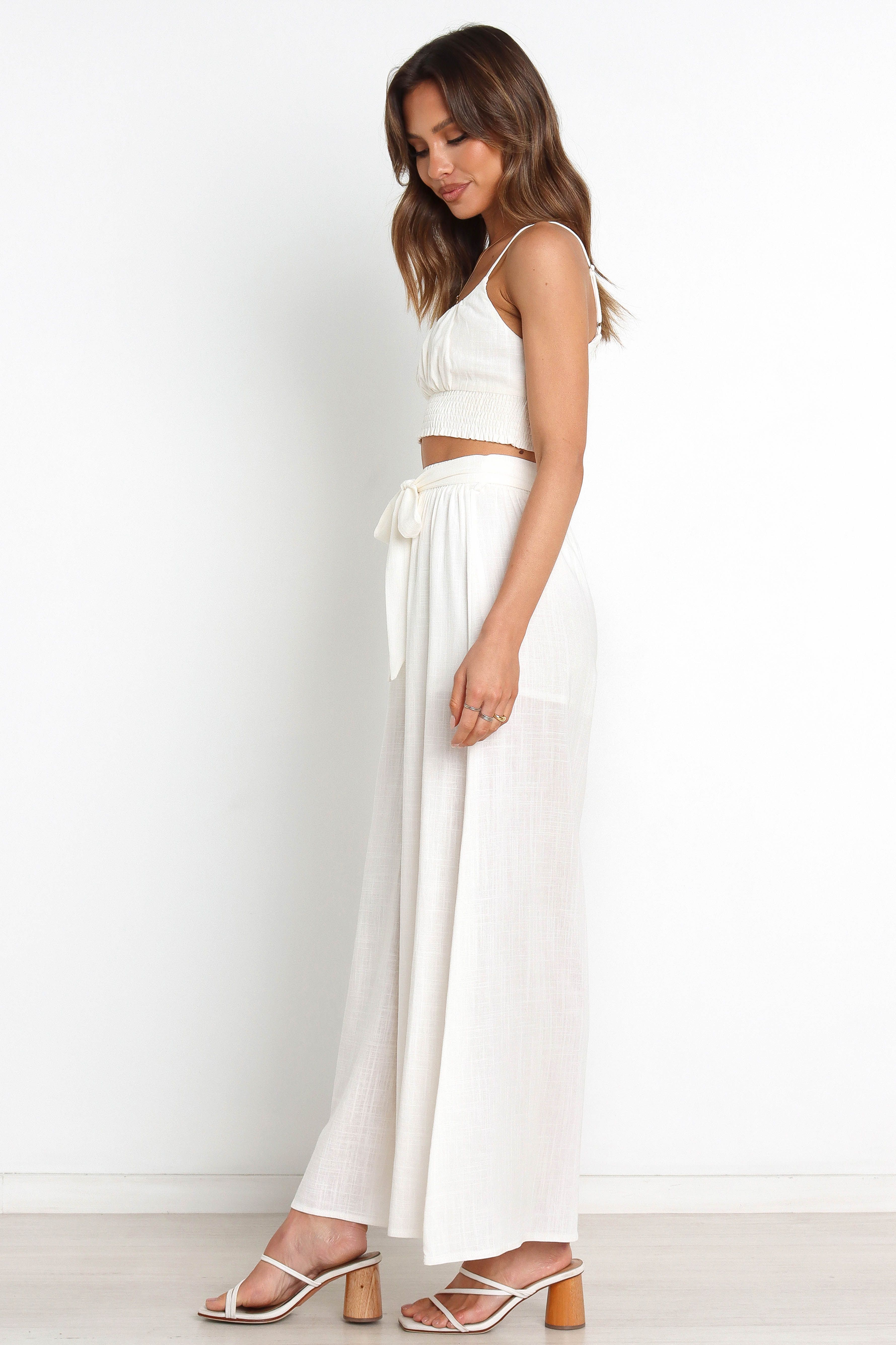 Koma Pants - White sold by Petal & Pup product image thumbnail 5