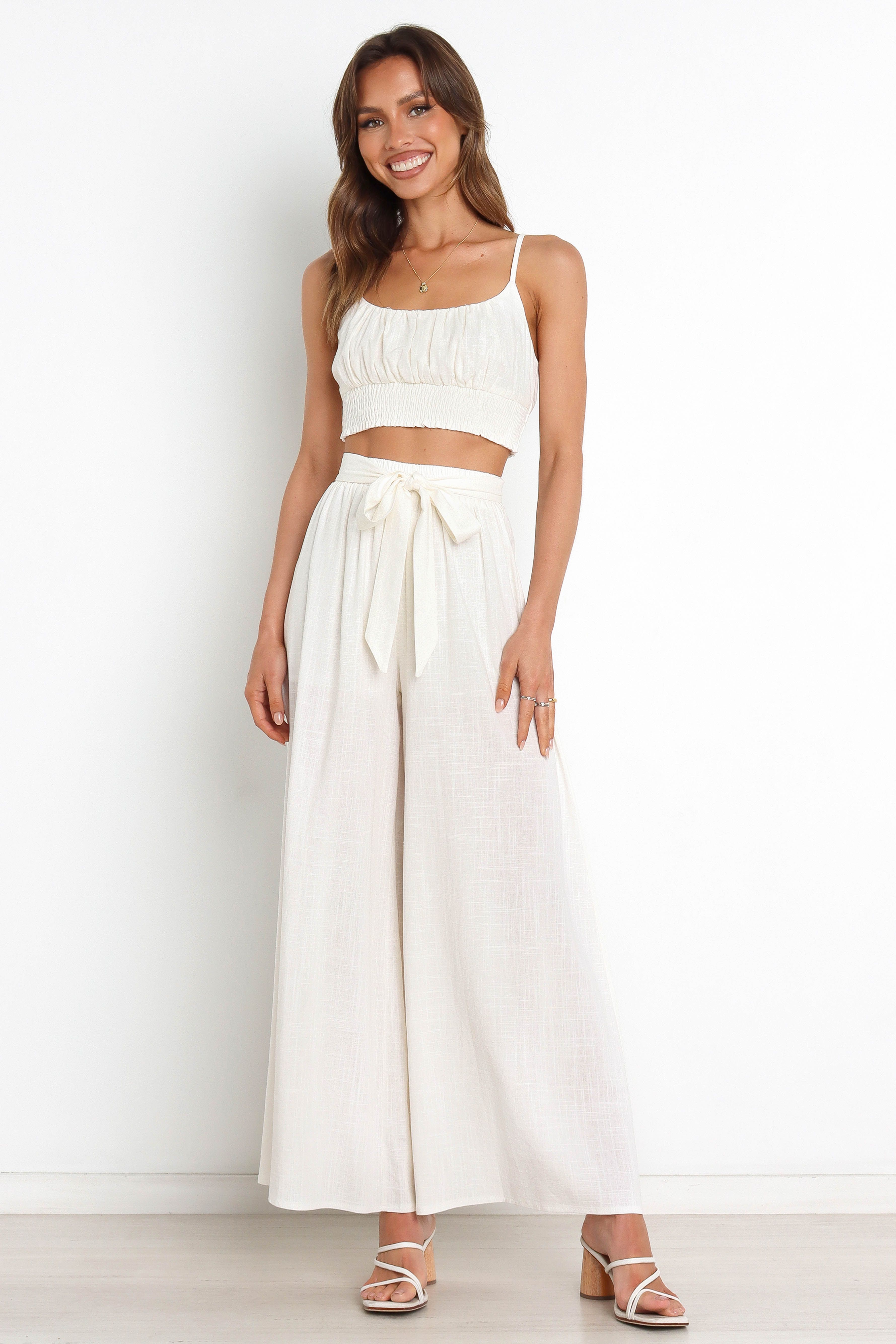 Koma Pants - White sold by Petal & Pup product image thumbnail 2