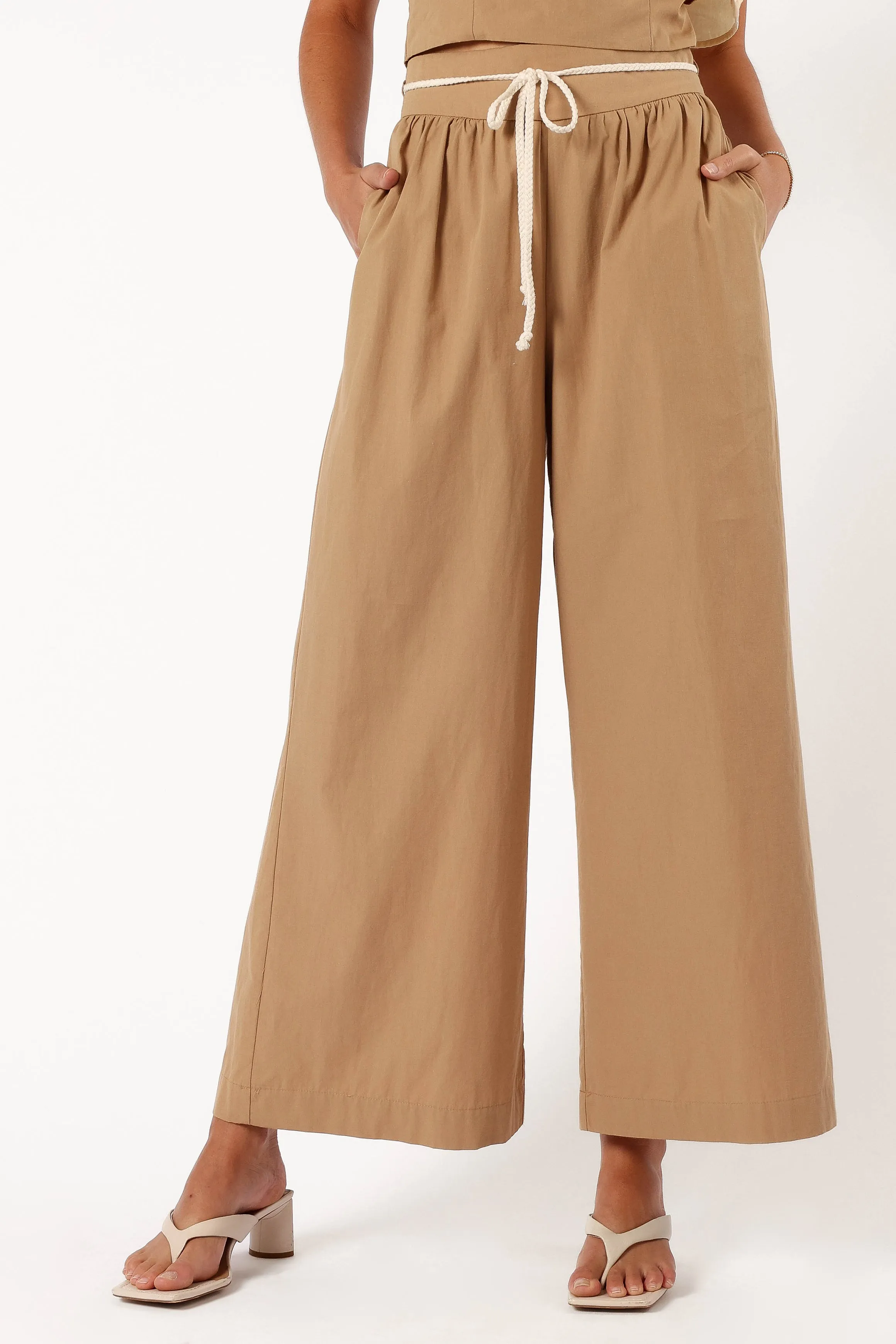 Everly Pants - Tan sold by Petal & Pup product image thumbnail 2