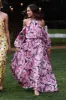 Hilary Pleated Maxi Dress - Pink Floral sold by Petal & Pup