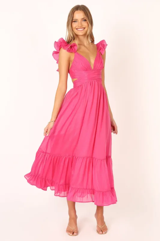 Bonito Maxi Dress - Berry sold by Petal & Pup