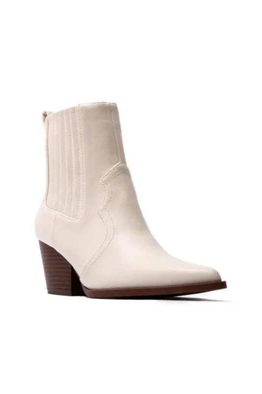 Heeled Chelsea Boots - Stone sold by Petal & Pup