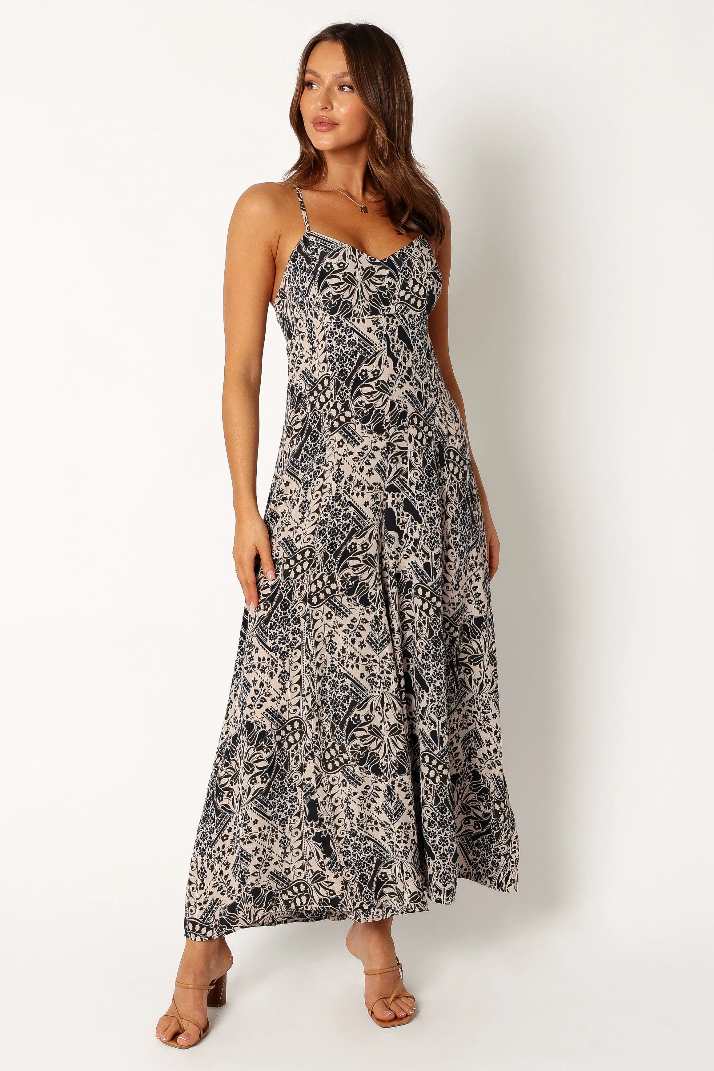 Roxanne Wide Leg Jumpsuit - Ivory sold by Petal & Pup