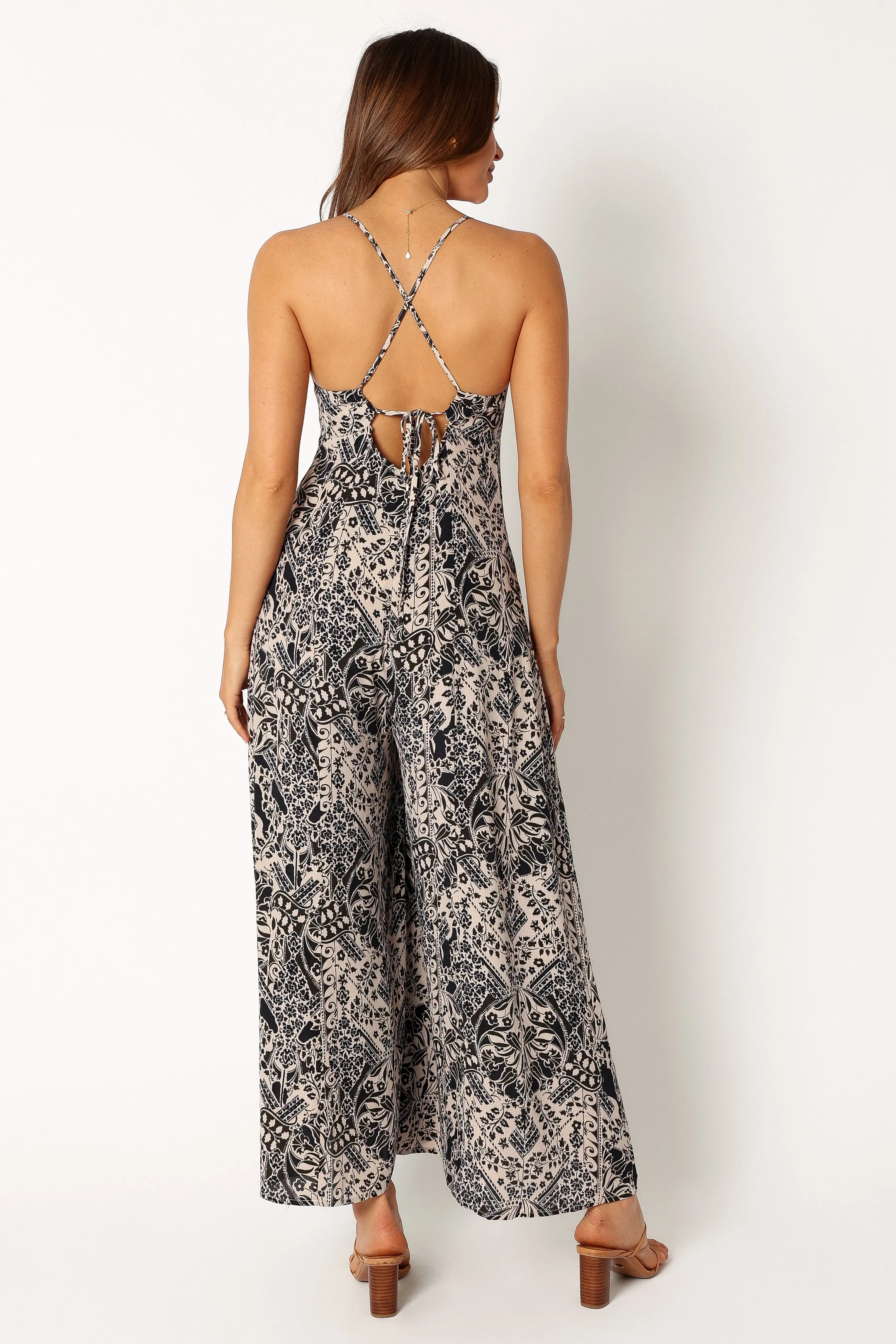 Roxanne Wide Leg Jumpsuit - Ivory sold by Petal & Pup product image thumbnail 3
